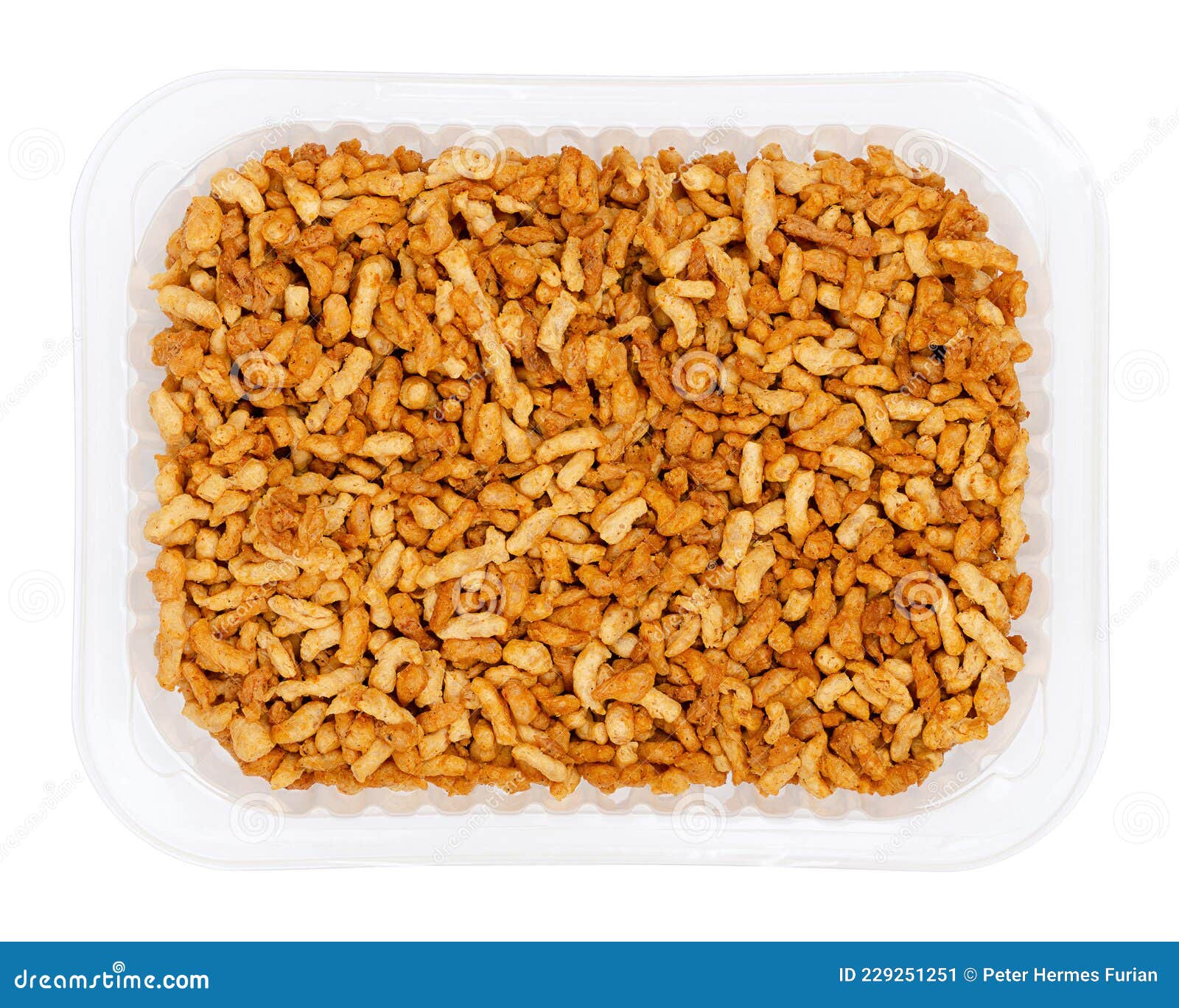 Vegan Minced Meat, Ground Meat Substitute, in a Clear Plastic Tray