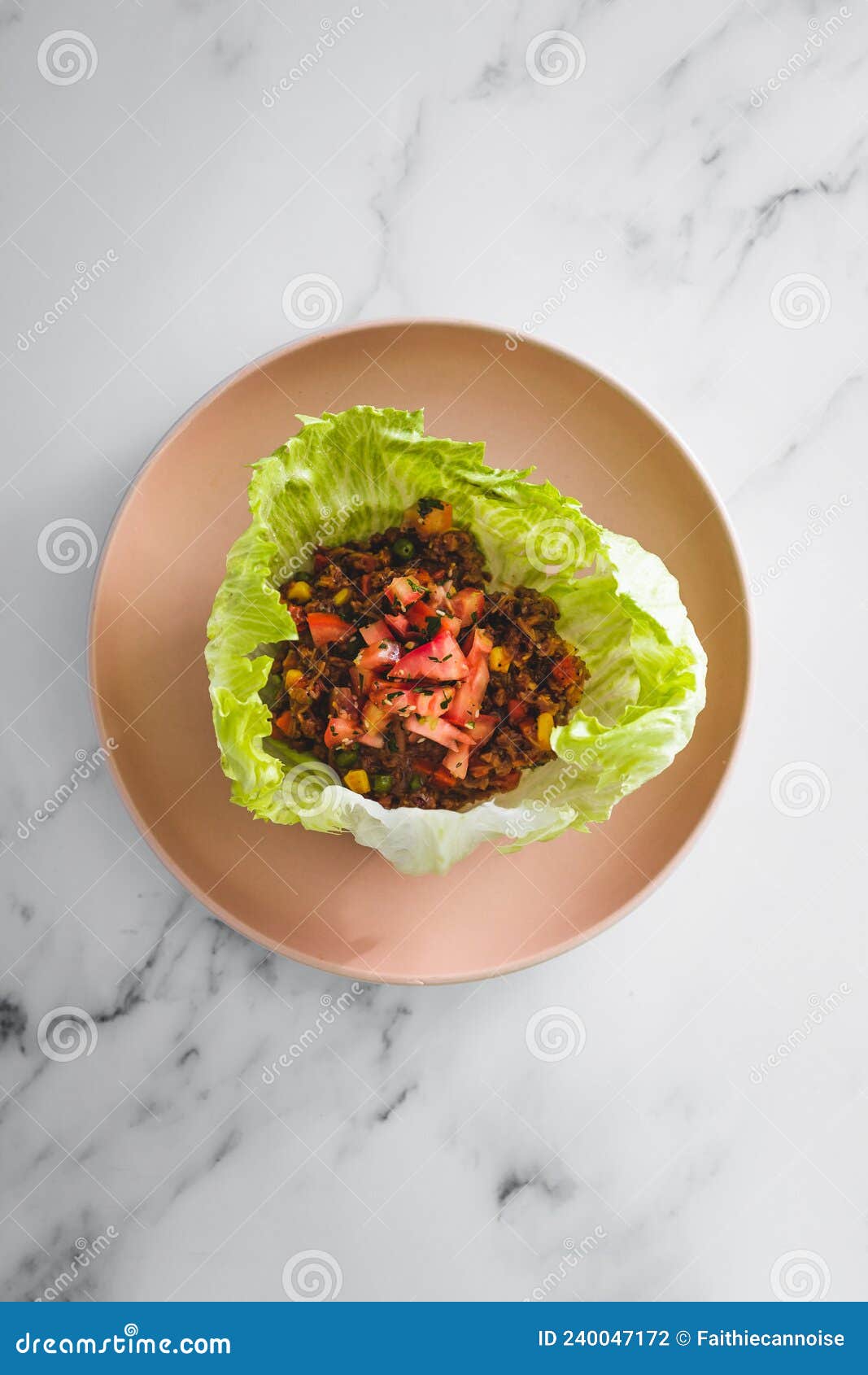 Vegan San Choy Bow Chinese Lettuce Wraps with Beans and Tomato Salsa ...