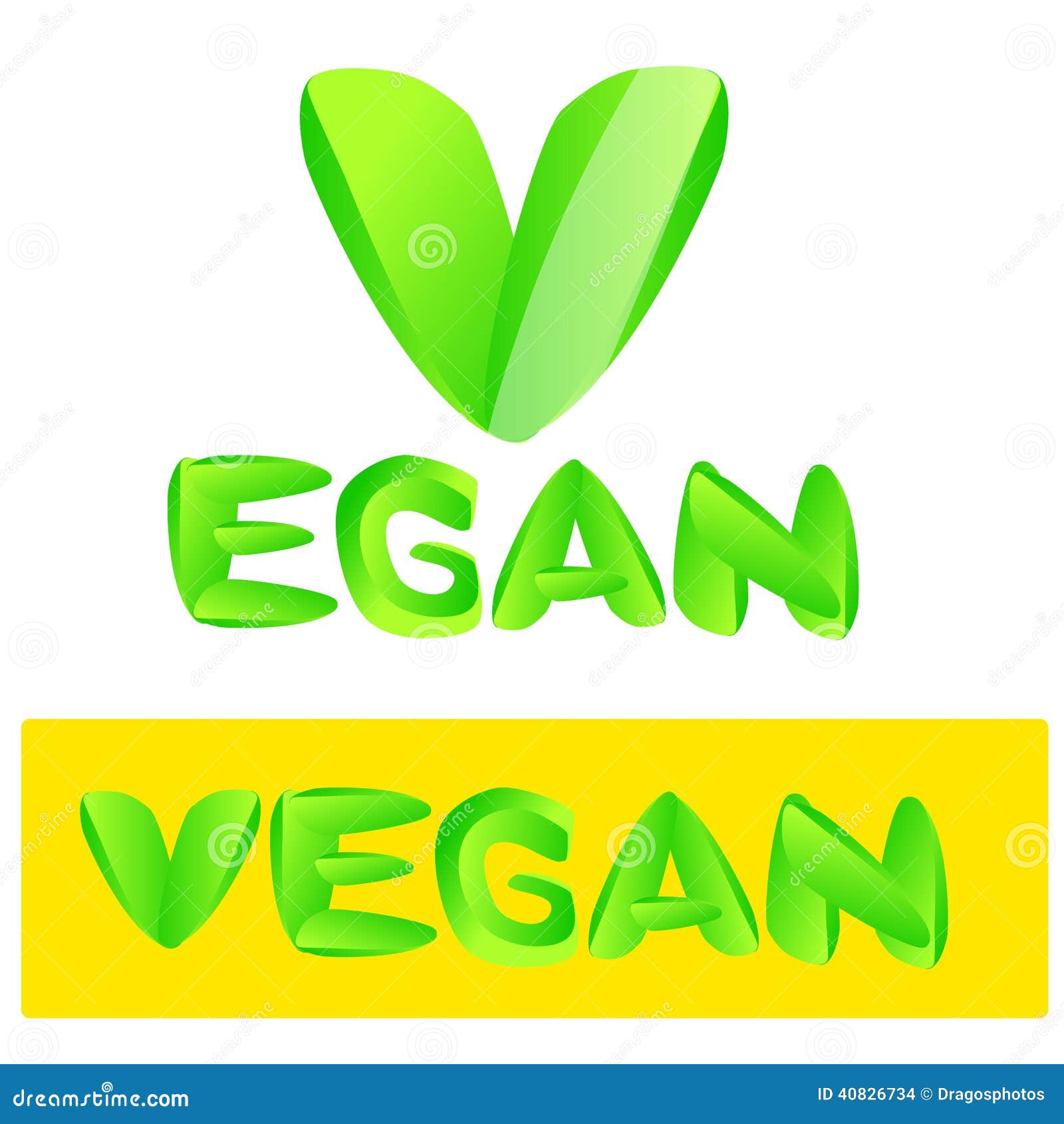 Vegan text sign stock illustration. Illustration of element 40826734