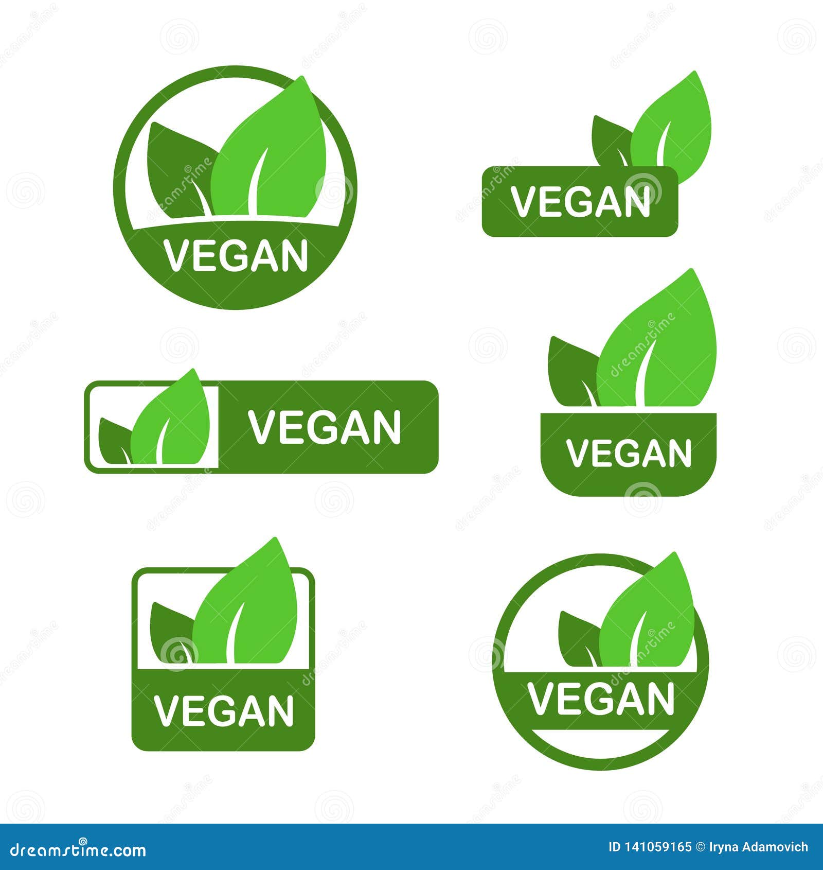vegan  icon, bio eco sign, natural nutrition vegetarian concept, raw food. flat  sticker  on white.