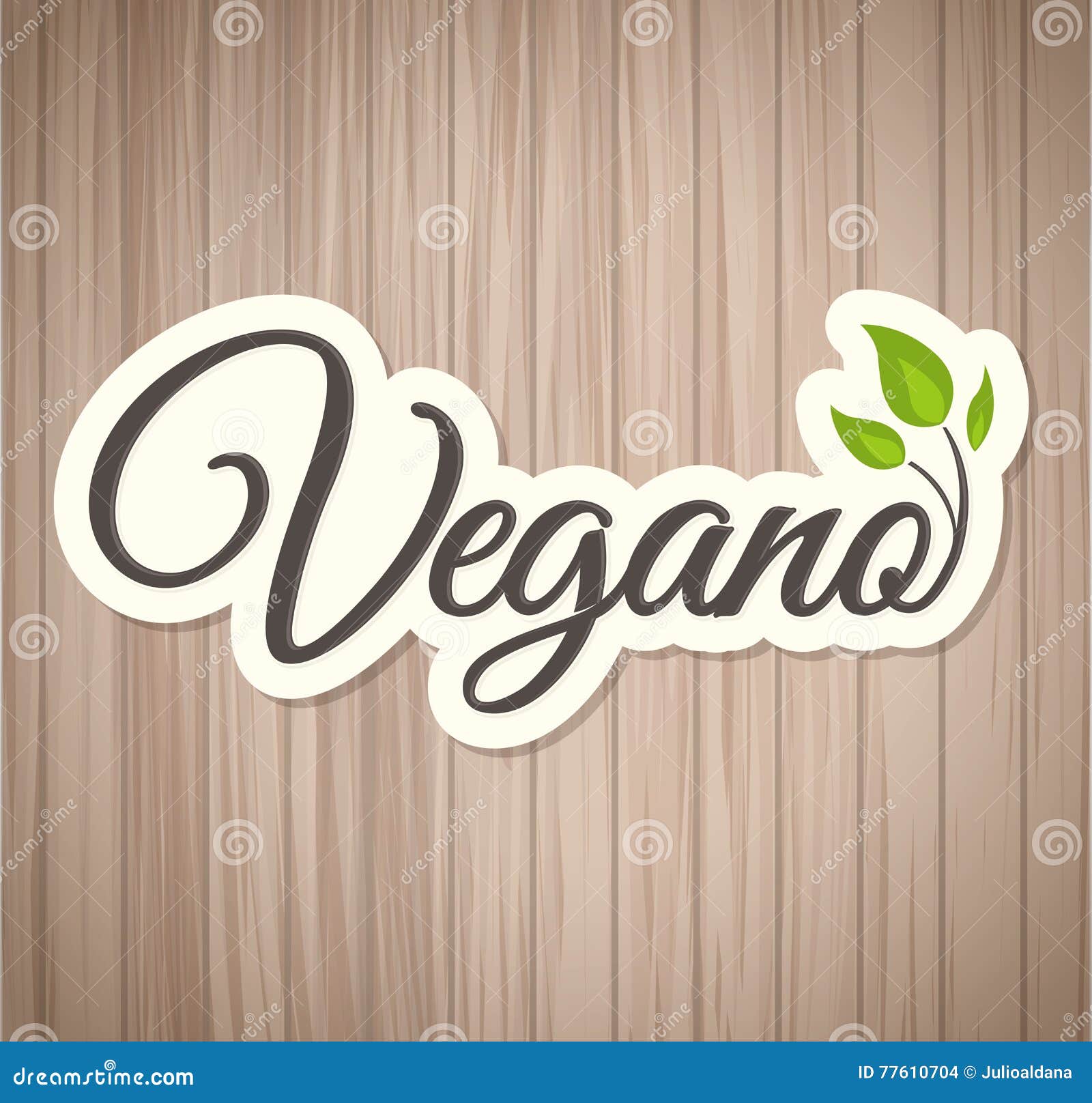 vegano - vegan spanish text,  icon 