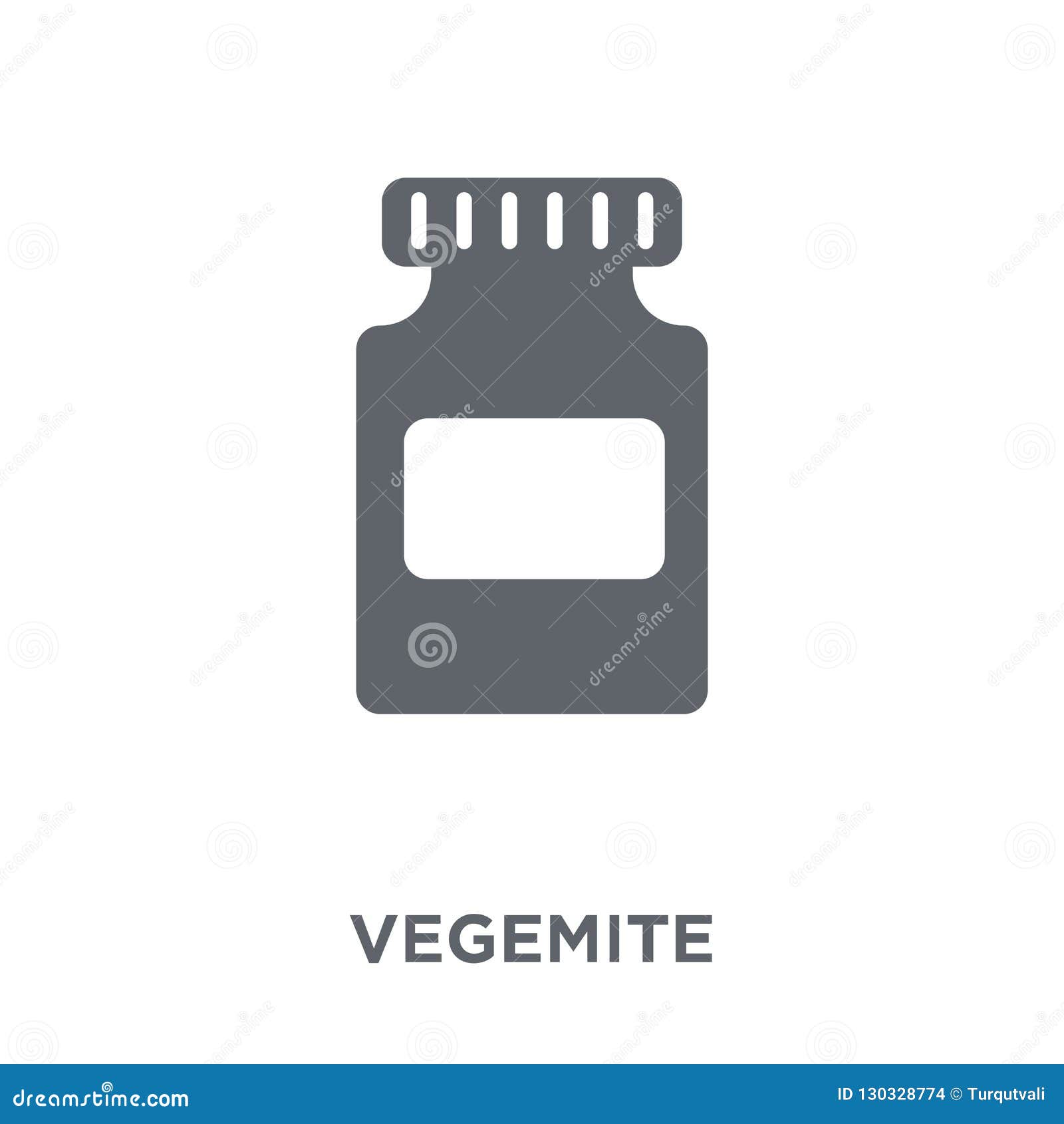 Vegemite Icon. Trendy Vegemite Logo Concept On White Background Cartoon