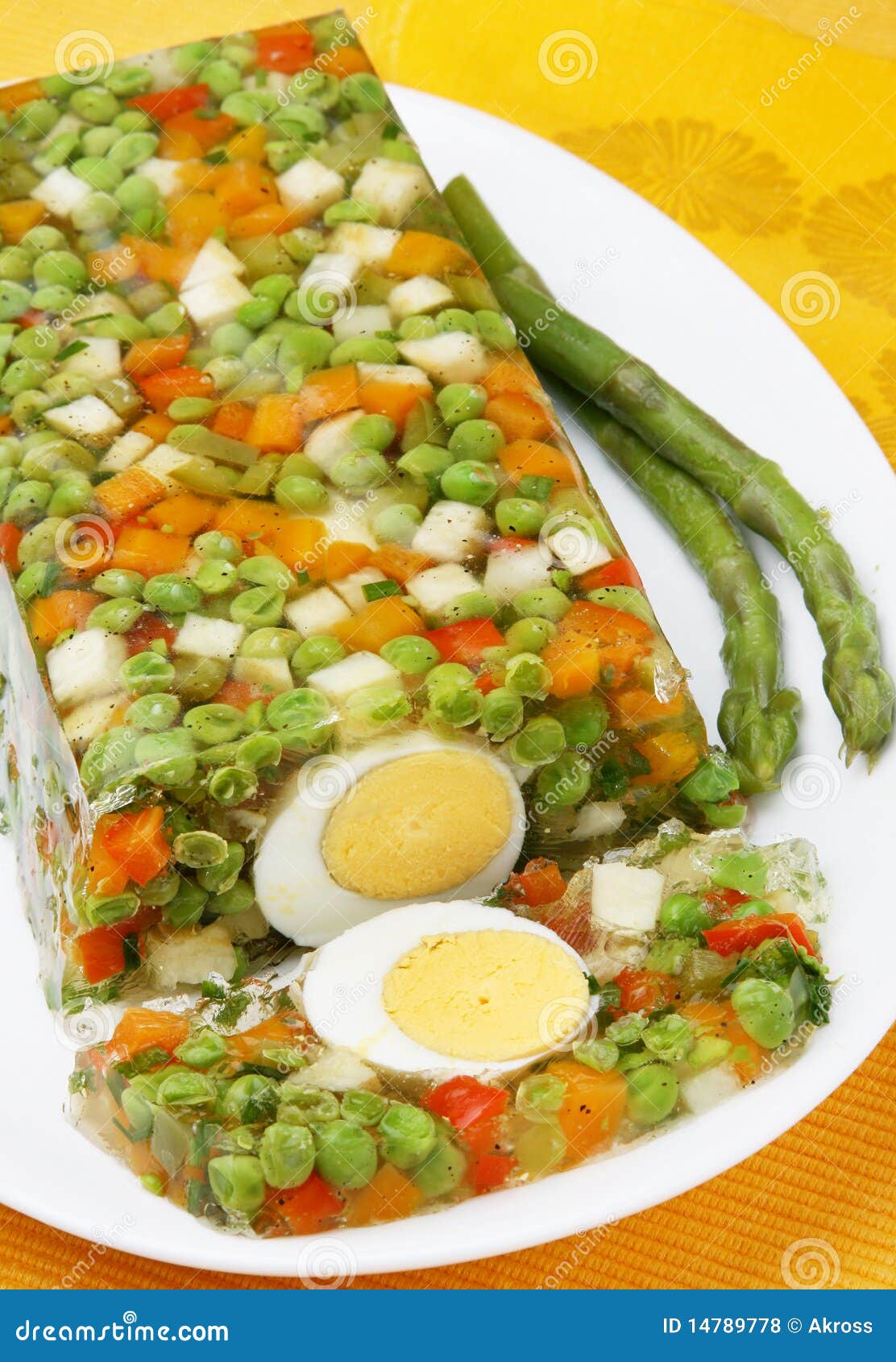 Vegetable aspic stock photo. Image of salad, delicious 