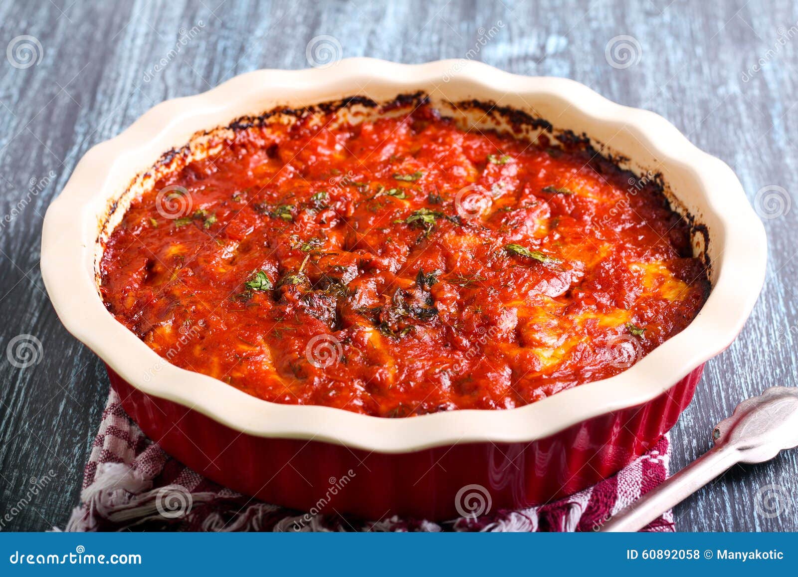 Vegetable and cheese bake stock photo. Image of moussaka 60892058