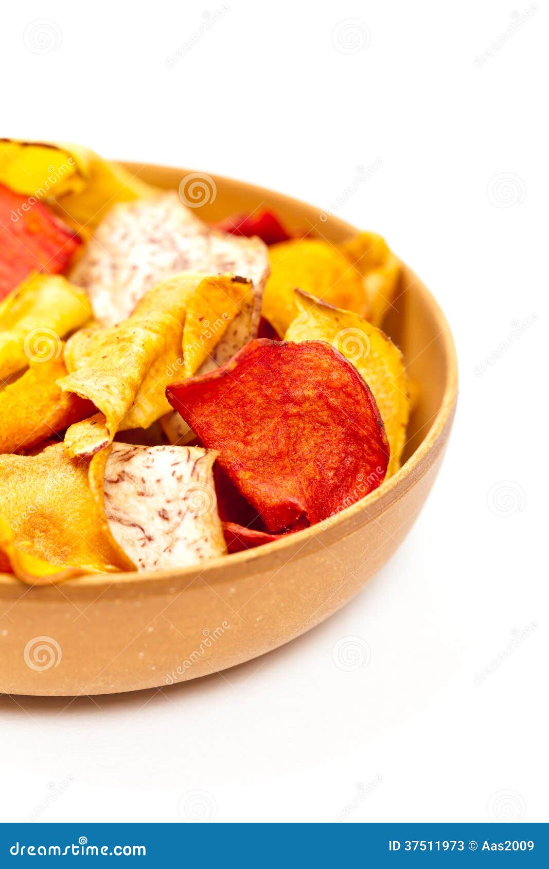 Vegetable Chips with Sea Salt Stock Image Image of chip, exotic 37511973