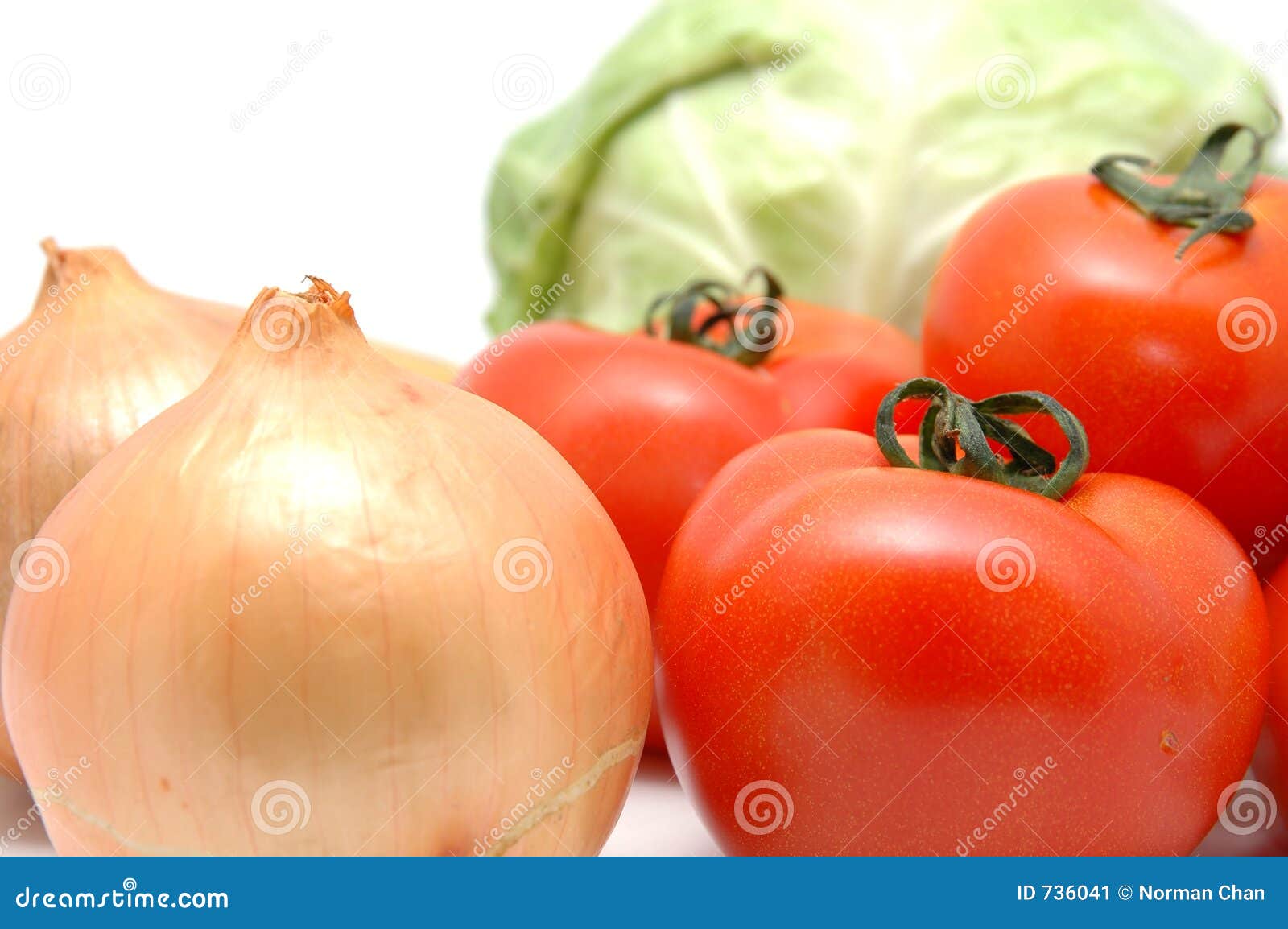Vegetable Collection Onion & Tomato Stock Image Image of organic