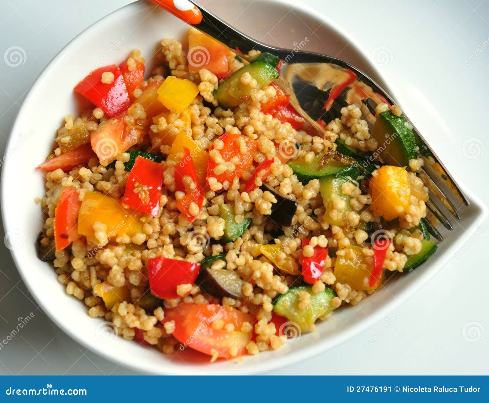 vegetable cous cous meal