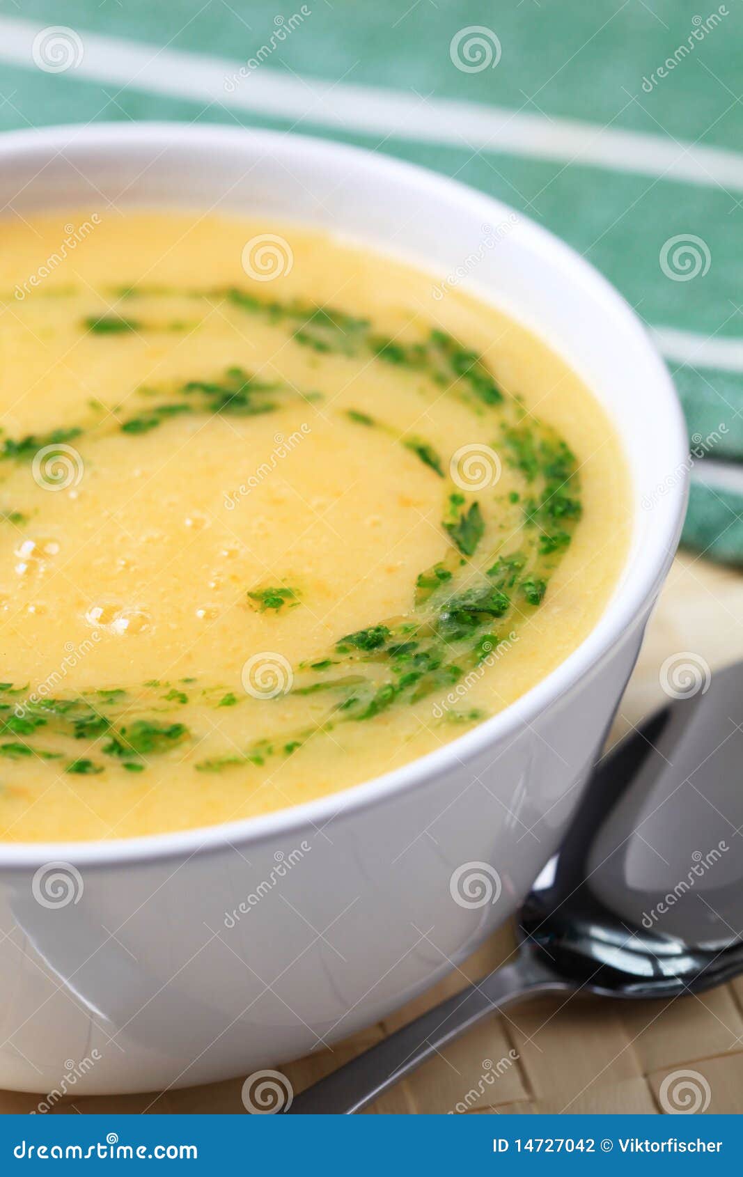 Vegetable cream soup stock photo. Image of vegetable - 14727042