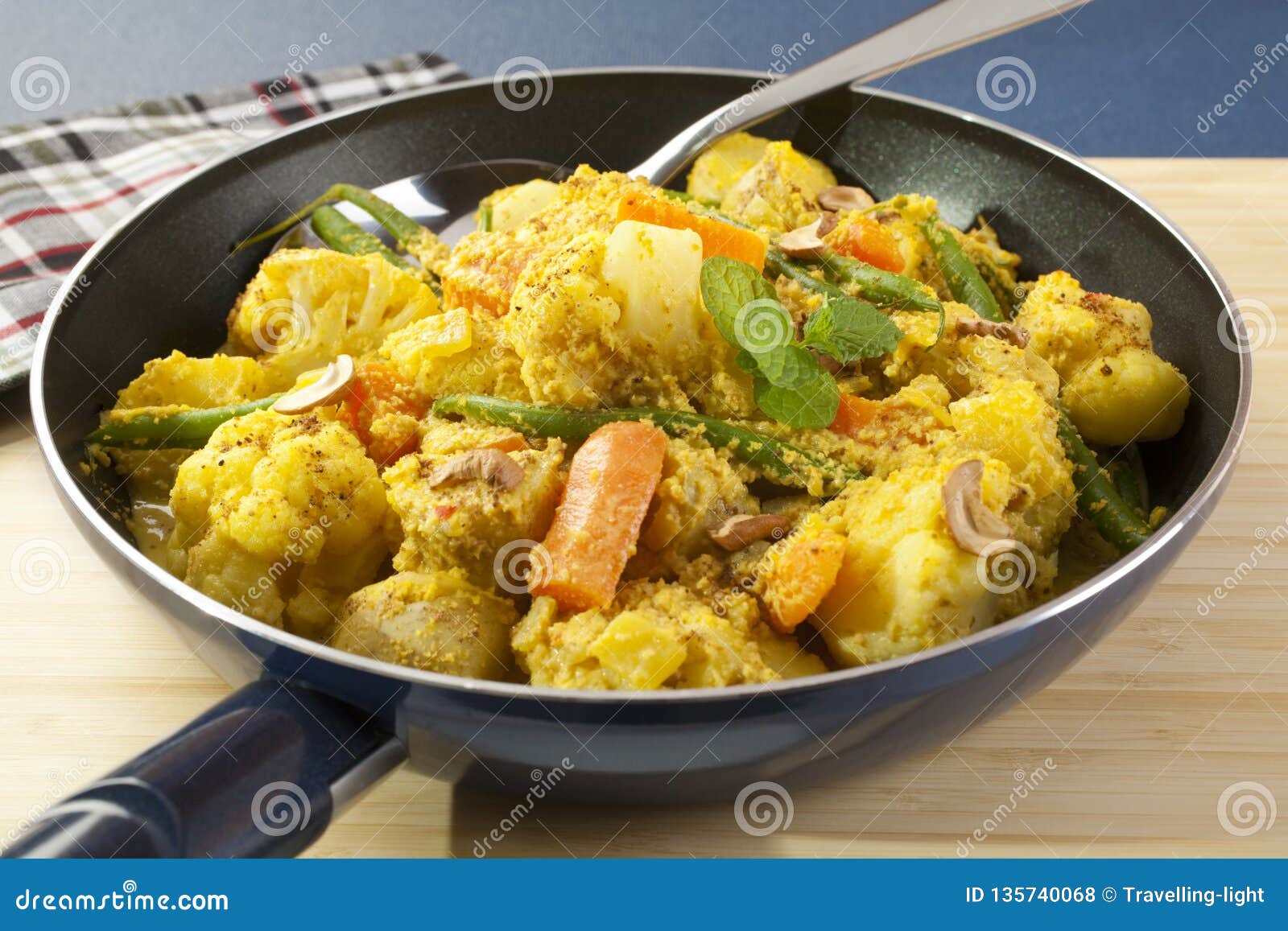 Vegetable Curry Indian Food Meal Cuisine Vegetarian Stock Photo - Image