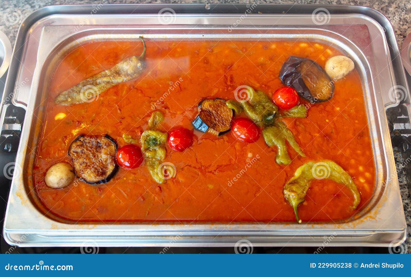 Vegetable Dish in a Restaurant. Stock Photo Image of delicious