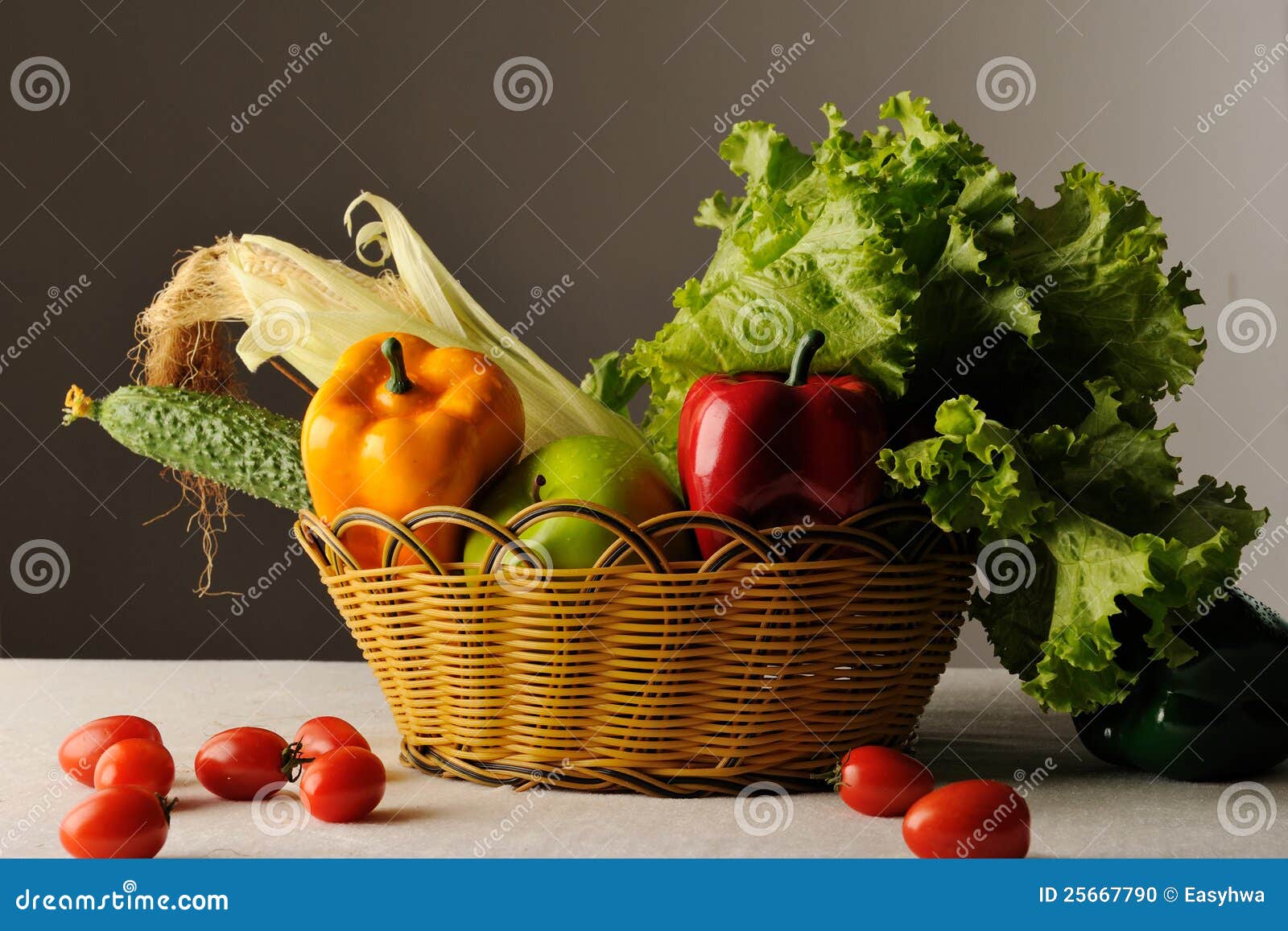 vegetable and fruits in basket