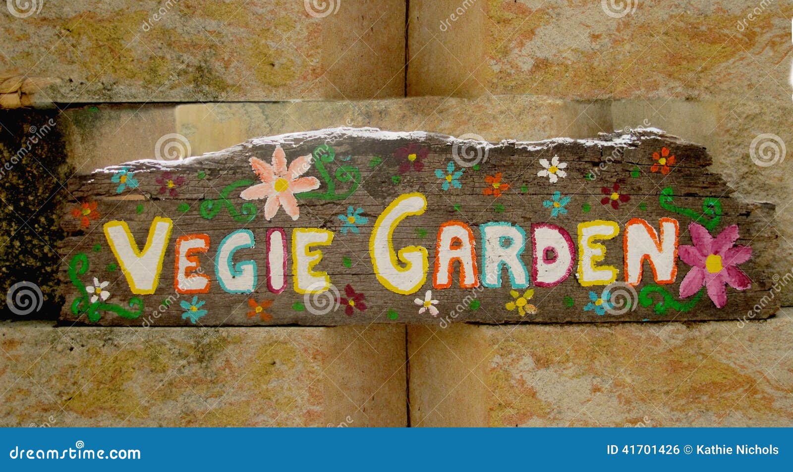 Vegetable Garden Sign stock photo. Image of design, agriculture 41701426