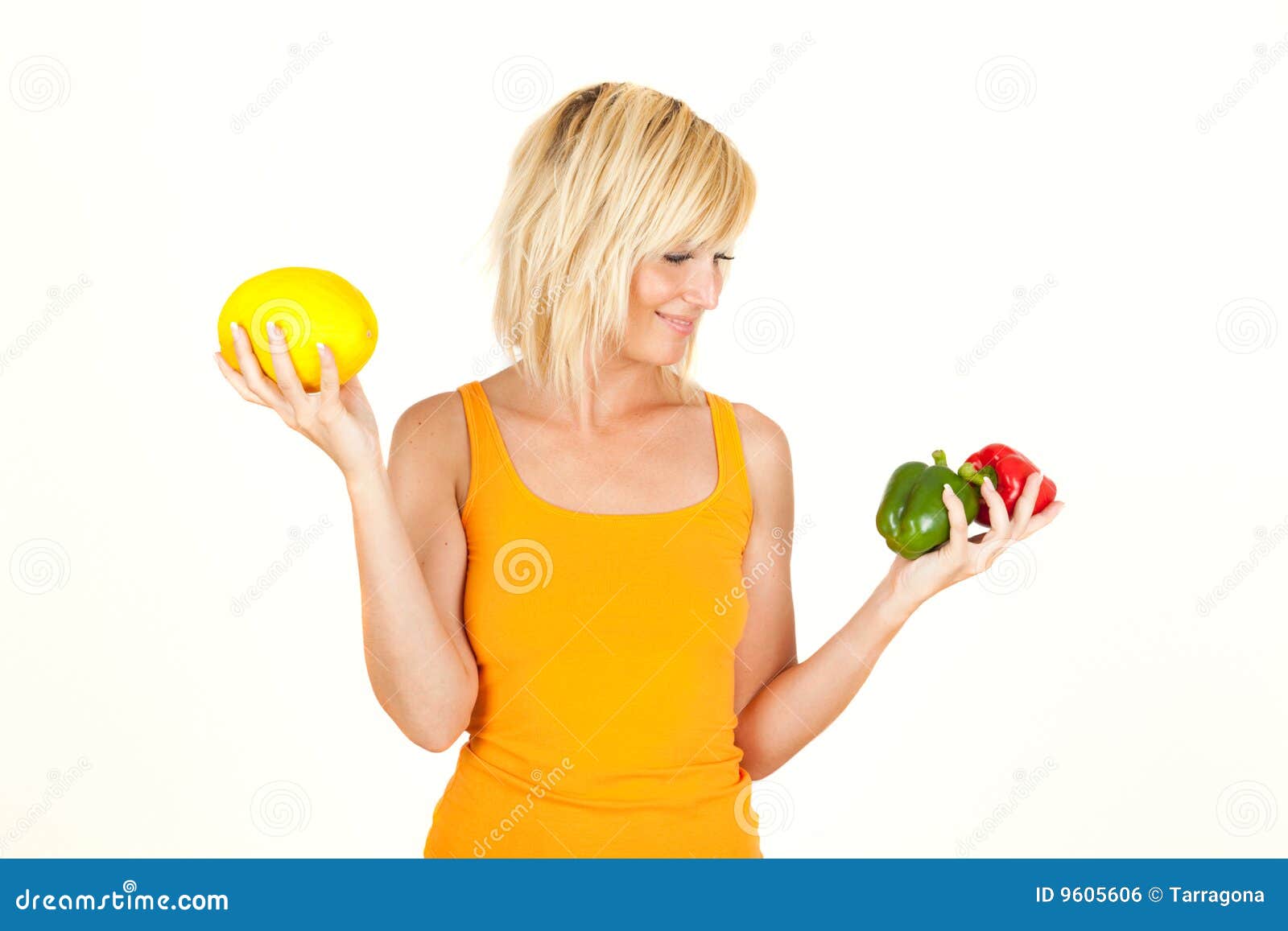 Vegetable girl stock photo. Image of colorful, care, female - 9605606