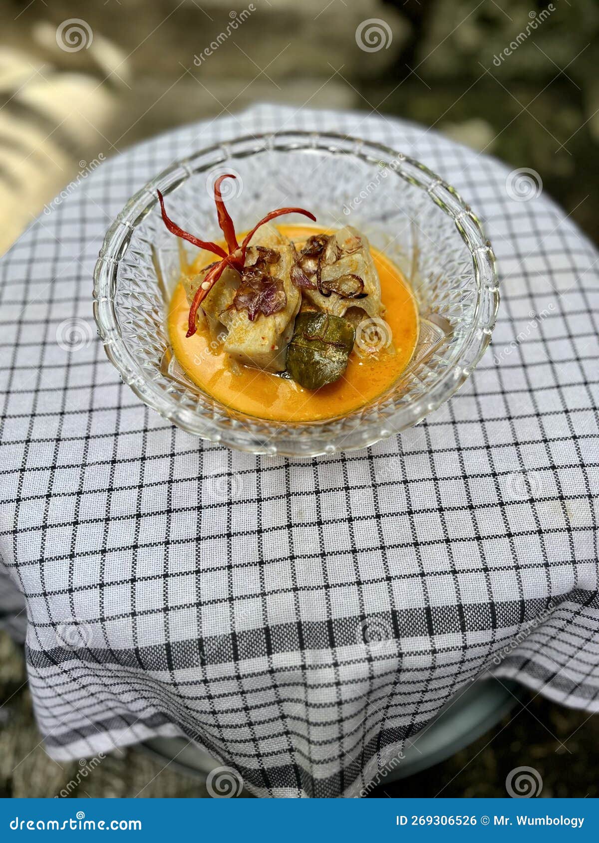 Vegetable Lodeh with Jackfruit and Coconut Milk Sauce Served on a Bowl