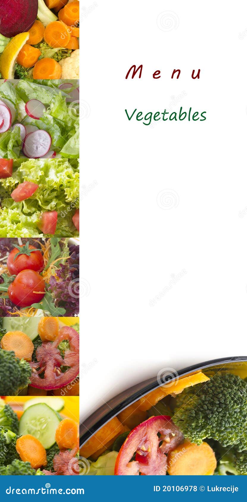 Vegetable menu stock photo. Image of glass, cucumber 20106978