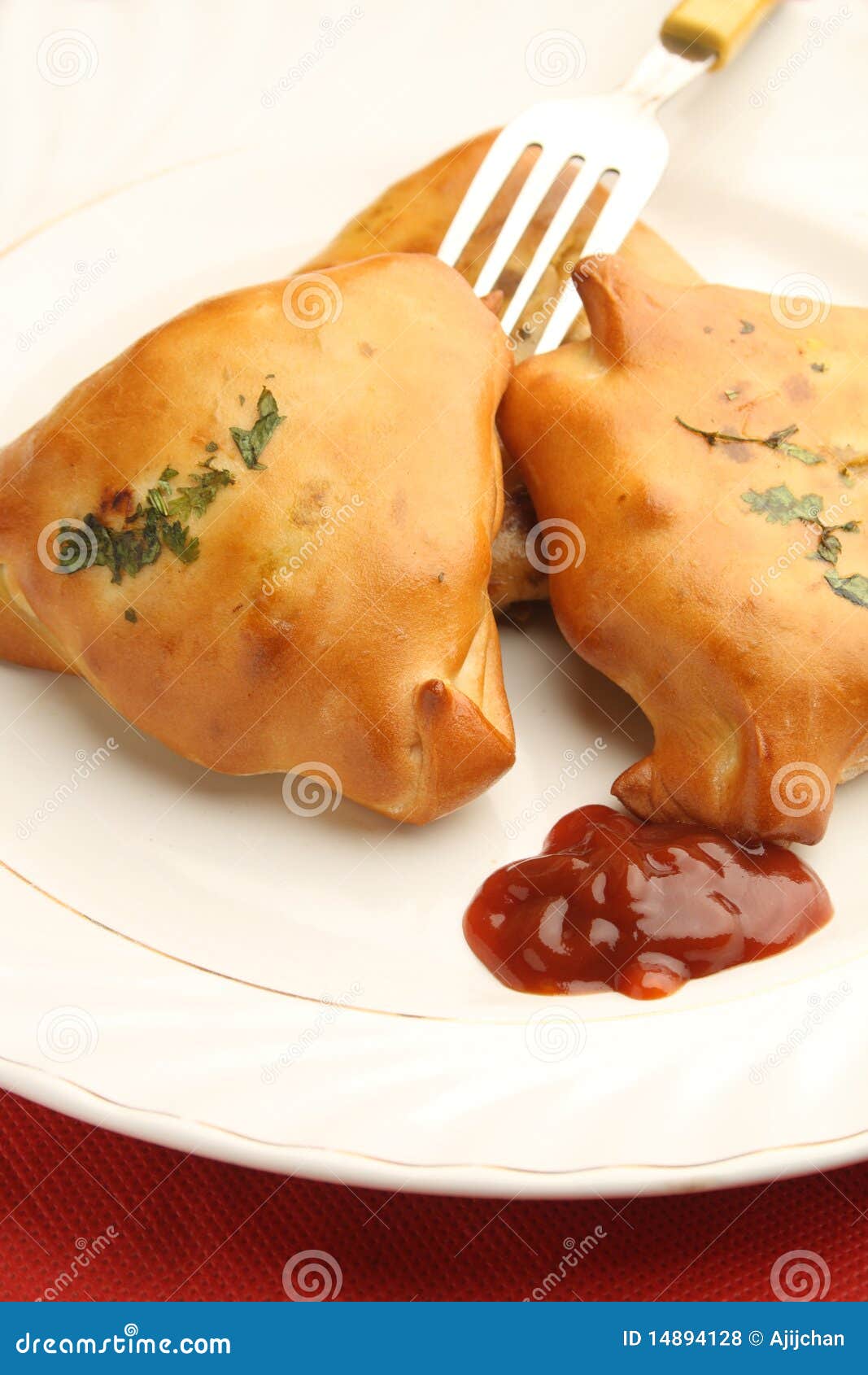 Vegetable puff stock photo. Image of indian, dish, crispy 14894128