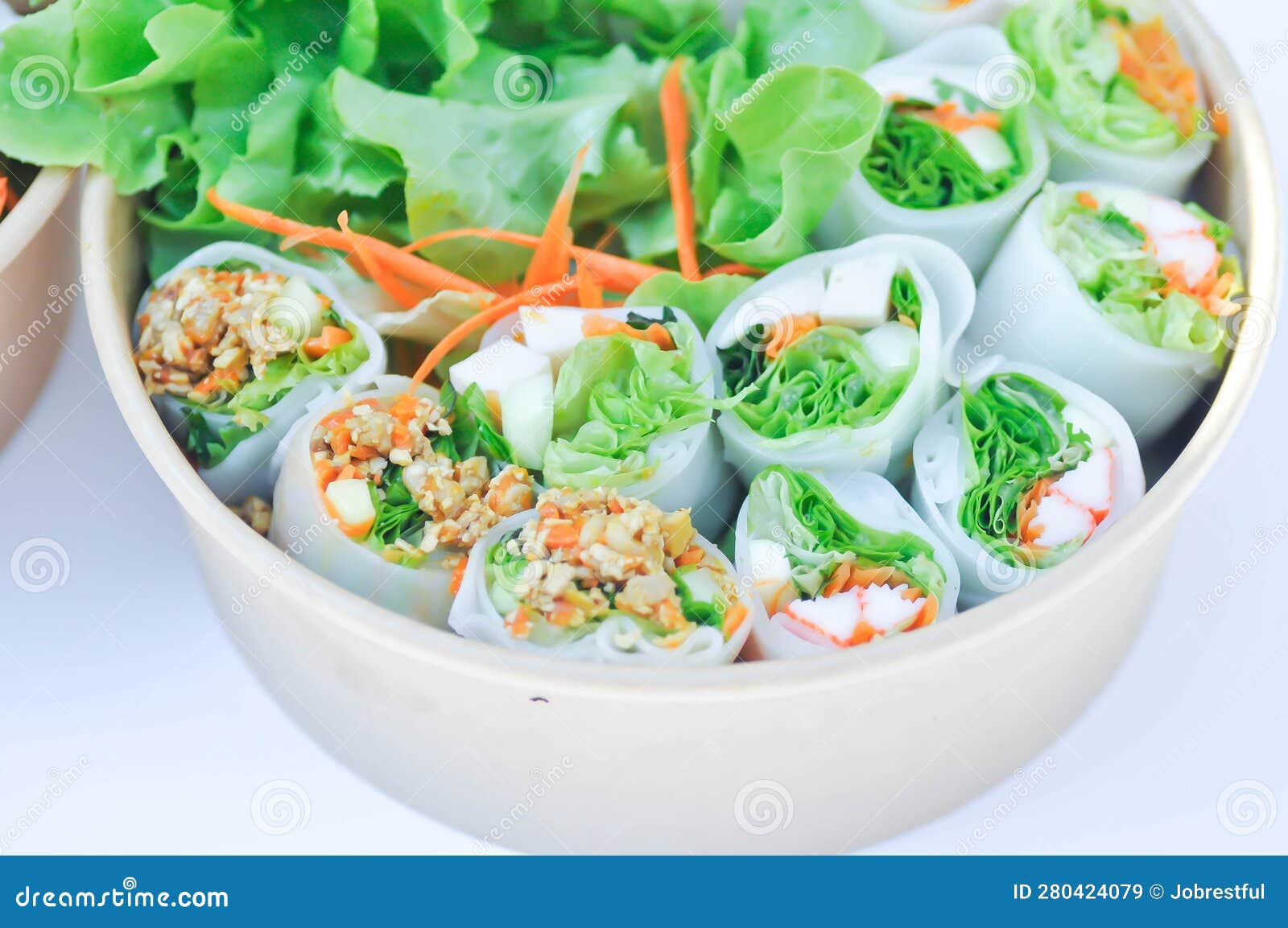 Vegetable Rolls or Noodle Rolls or Rice Noodle Rolls or Vietnamese ...