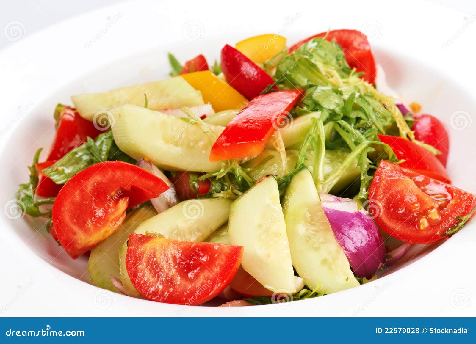 Vegetable salad stock photo. Image of organic, healthy 22579028