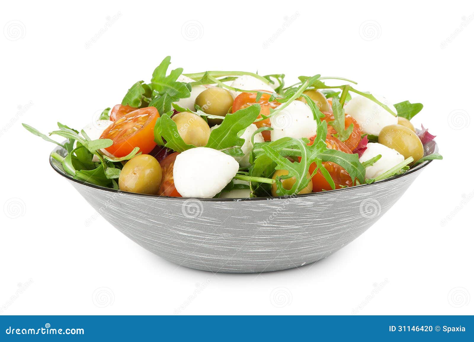 Vegetable salad bowl stock photo. Image of cheese, dinner 31146420
