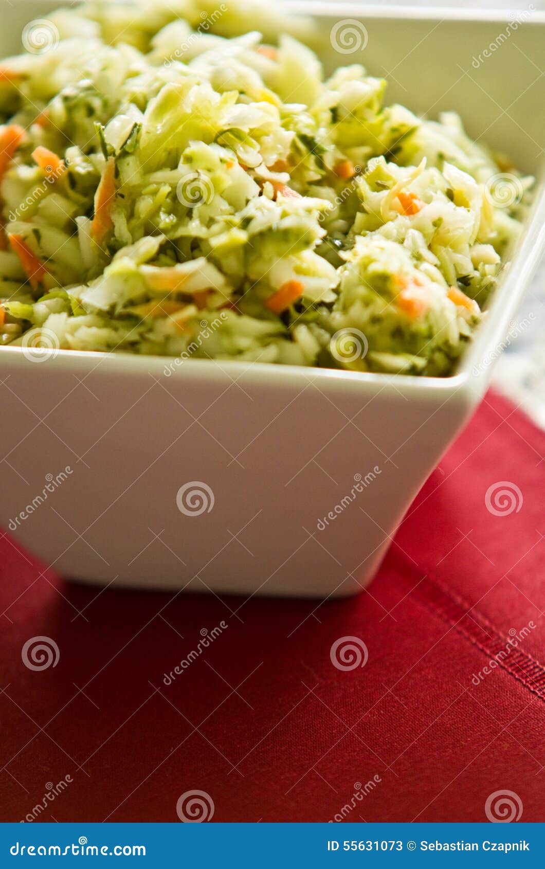 Vegetable salad in bowl stock image. Image of food, tasty 55631073