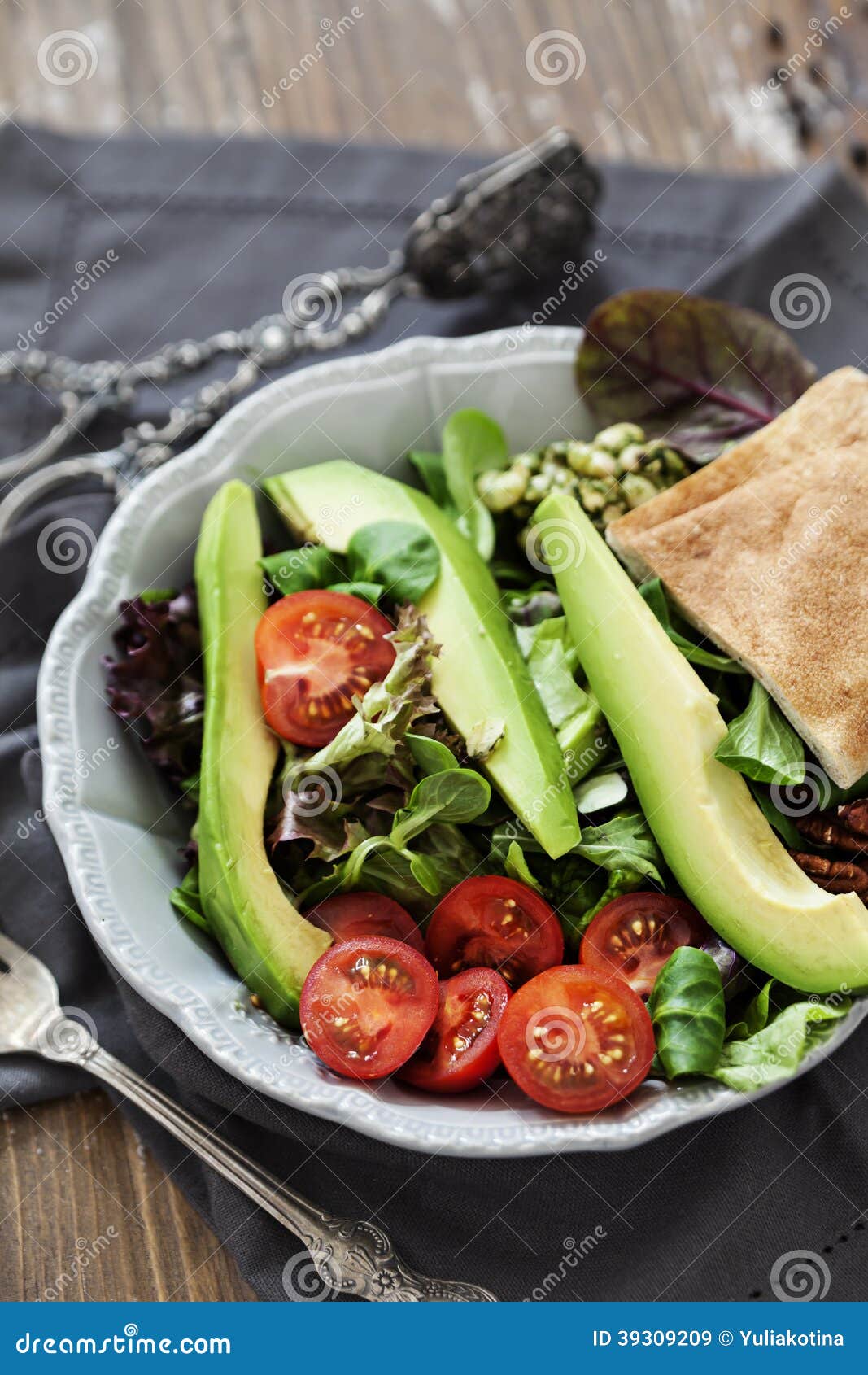 Vegetable salad stock image. Image of salad, freshness 39309209