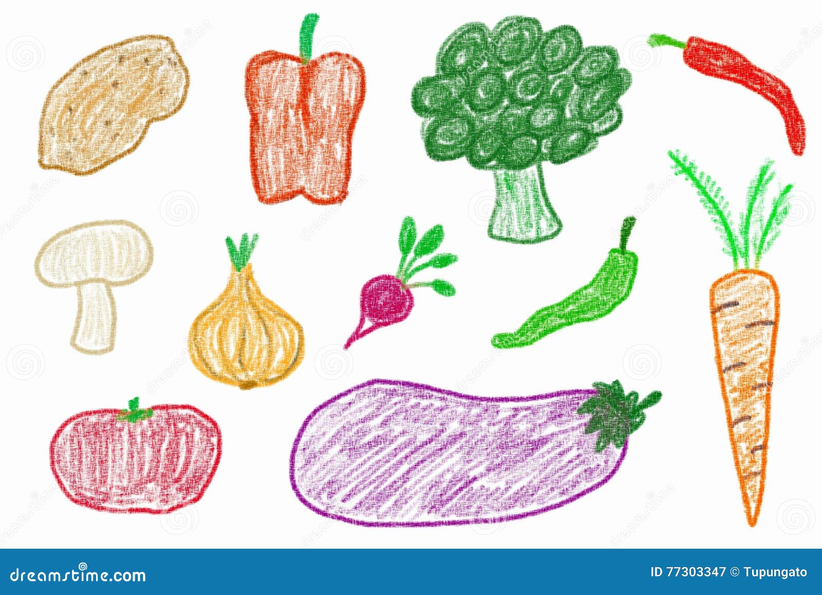 Vegetable set stock illustration. Illustration of selection 77303347