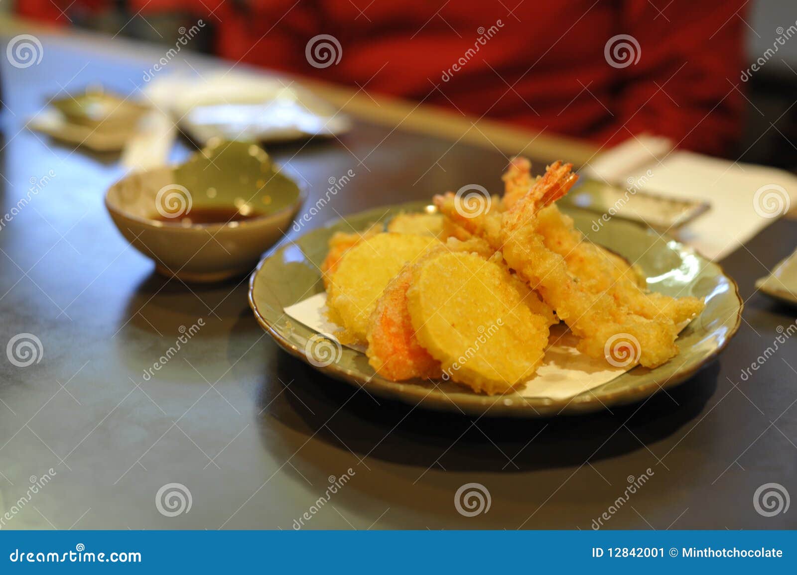 Vegetable and Shrimp Tempura Stock Image - Image of calorie, healthy ...