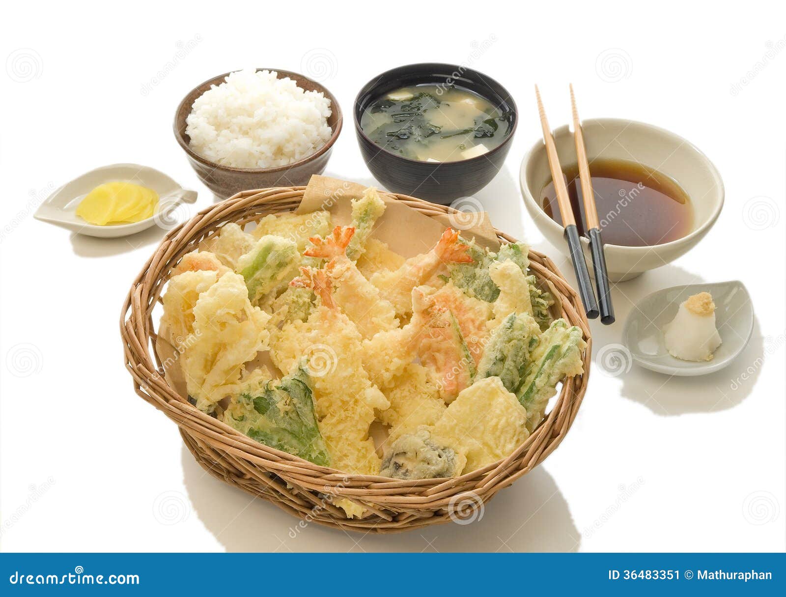 Vegetable & Shrimp Tempura Set Stock Image Image of plate, gourmet