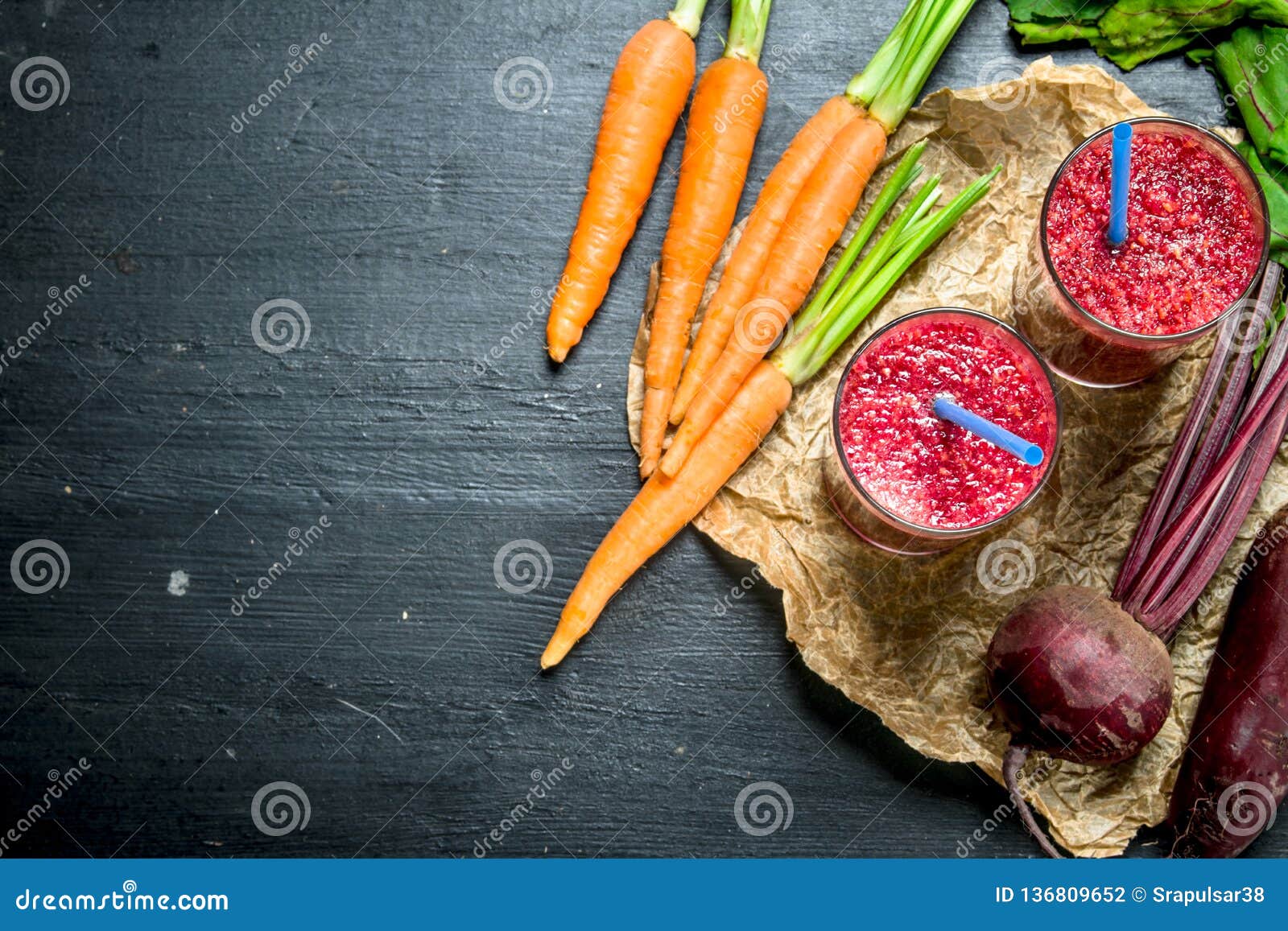 Vegetable Smoothie with Beets and Carrots Stock Photo Image of fruit