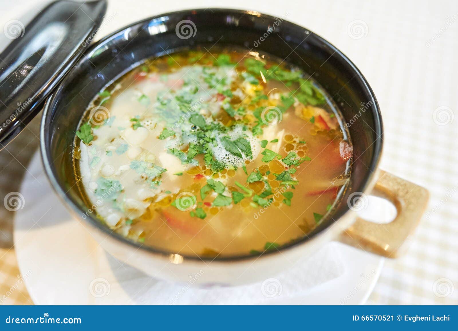 Vegetable Soup at a Restaurant Stock Image Image of appetizer, vegan
