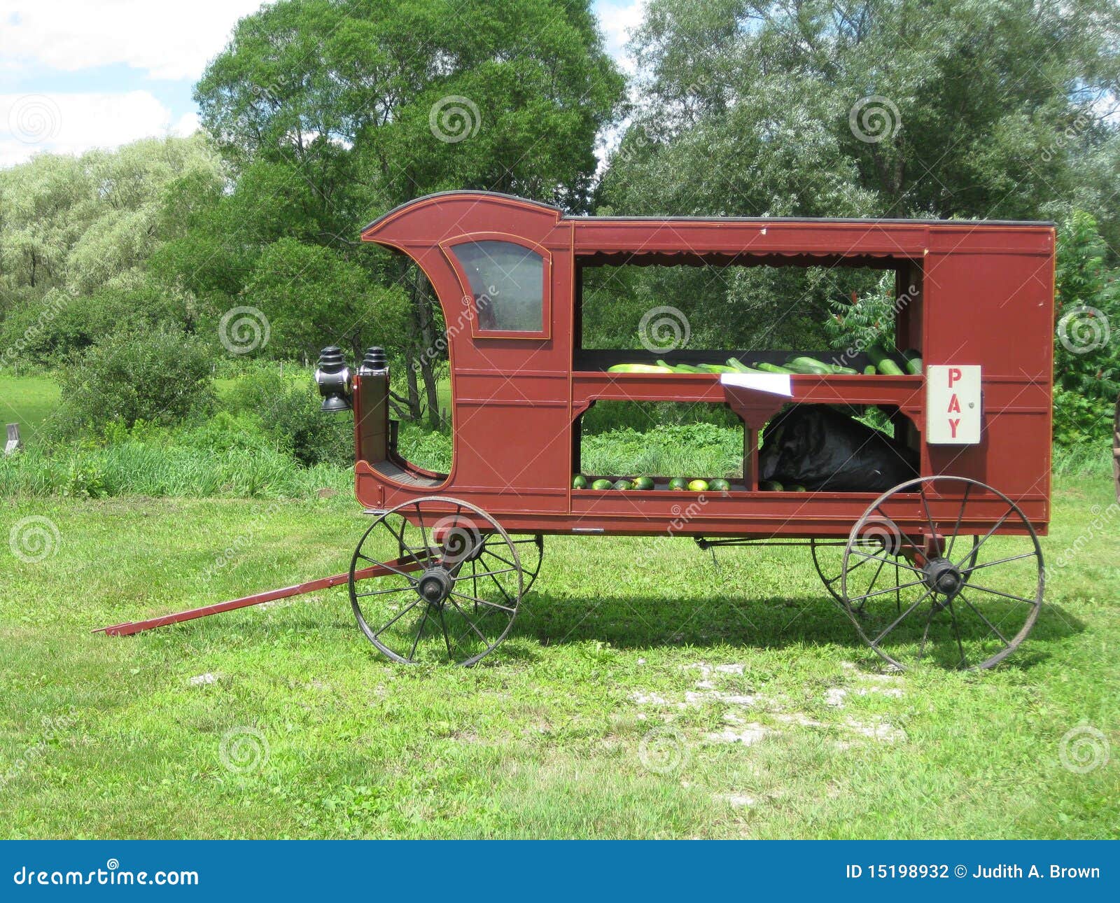 Vegetable Wagon Stock Photography Image 15198932