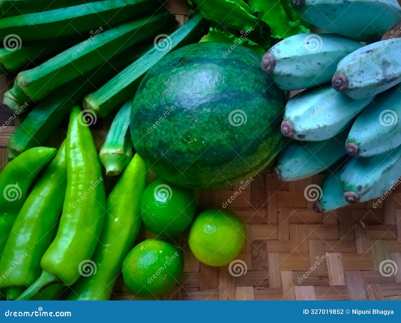 green vegetable for indian and asian cuisine