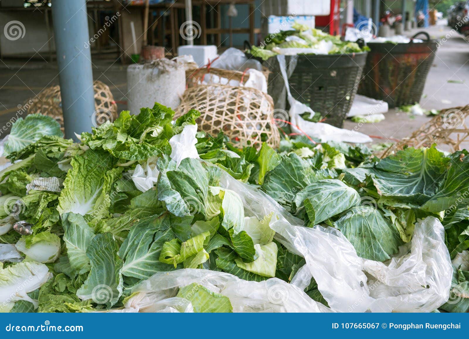 Vegetable Waste Dump Stock Image Image Of Organic Dump 107665067