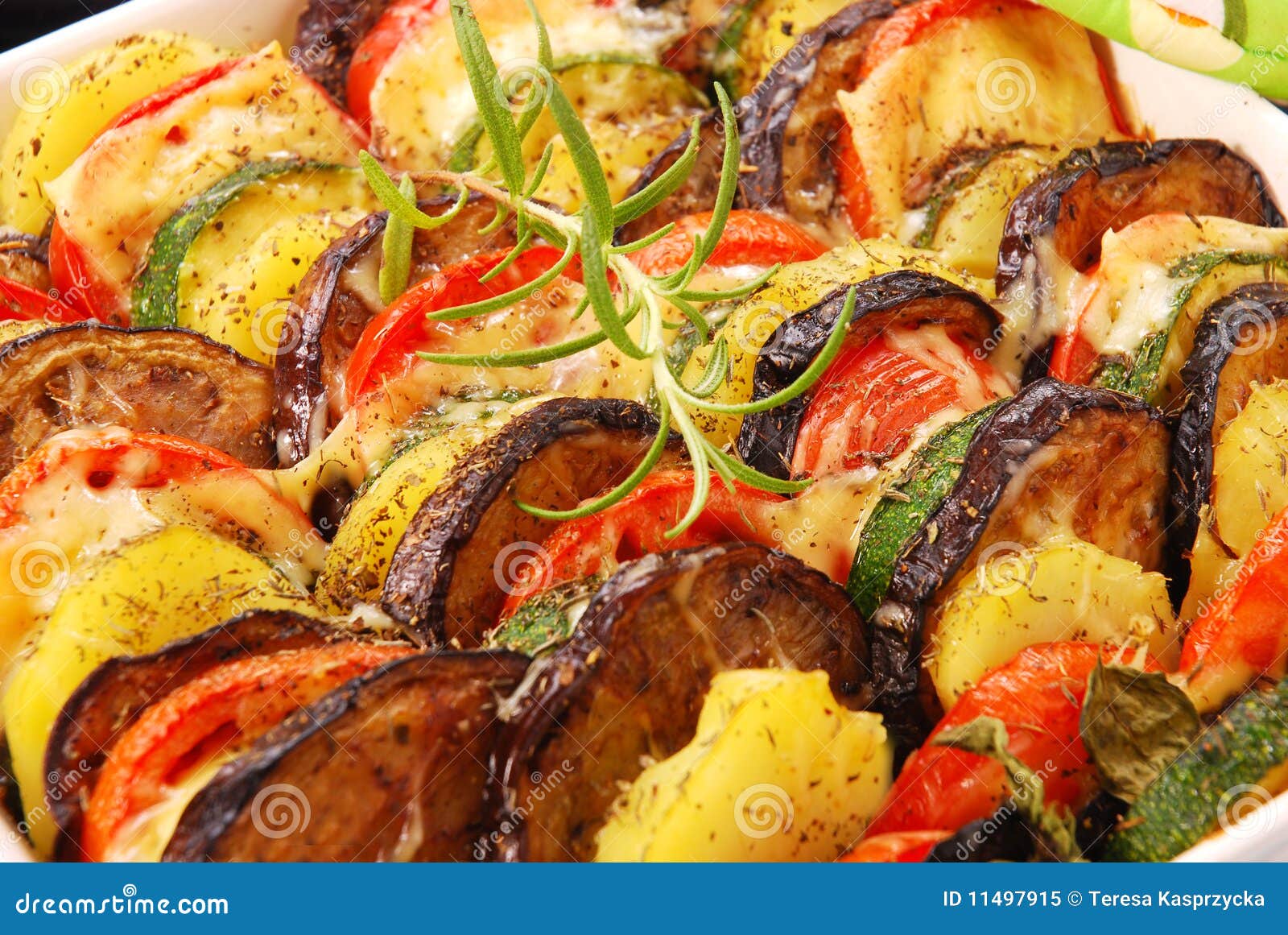 Vegetables Baked with Cheese Stock Image Image of vegetarian, calorie