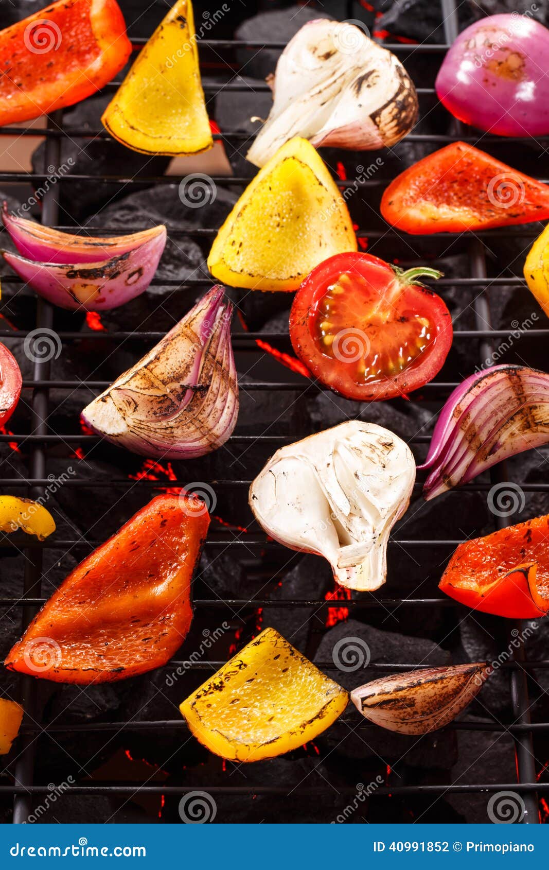 Vegetables Bbq on the Grill Stock Photo Image of fresh, green 40991852