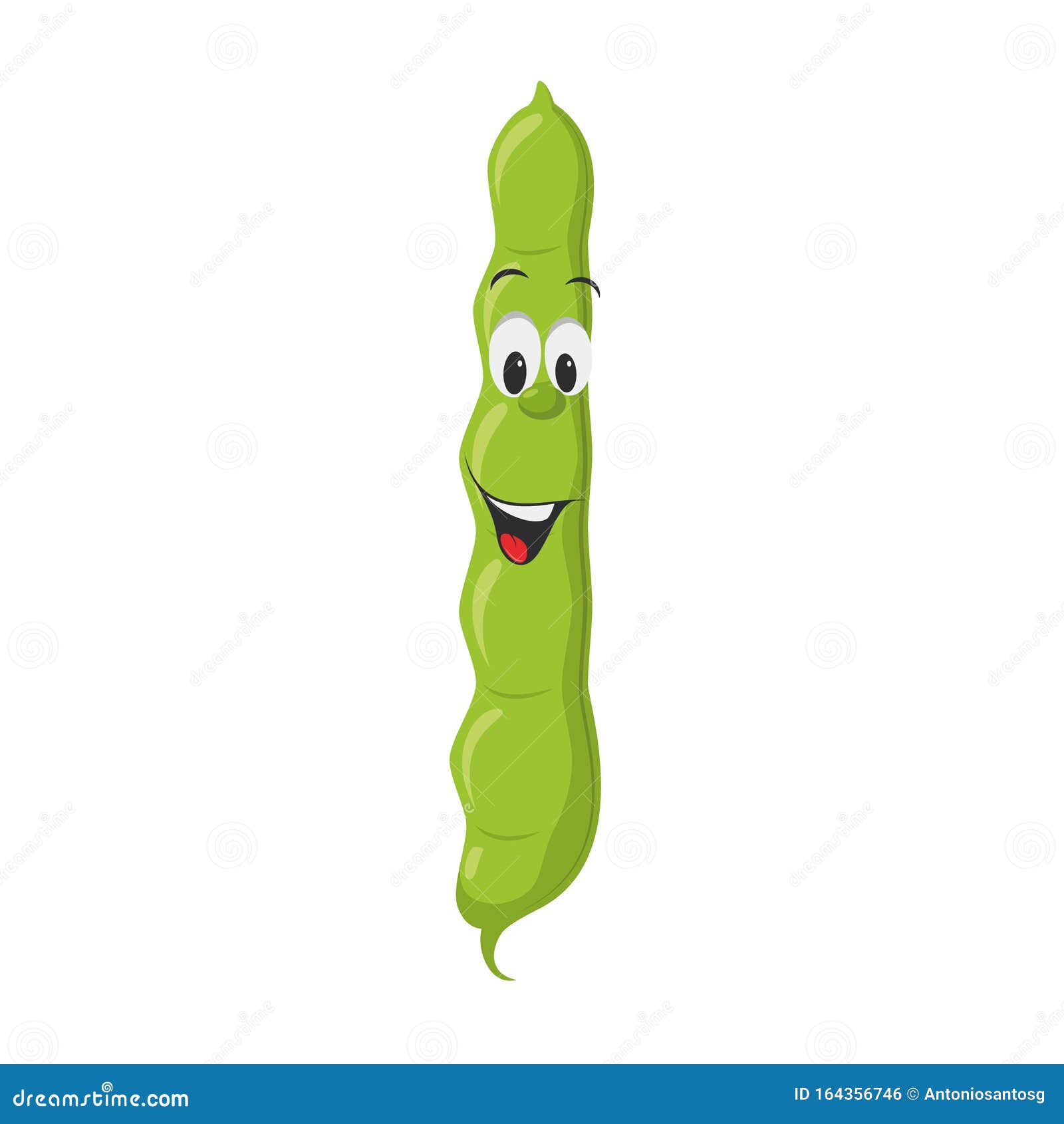 Vector Illustration of a Funny and Smiling Green Beans in Cartoon Style Stock Vector - Illustration of beans, childish: 164356746 Vector Illustration of a Funny and Smiling Green Beans in Cartoon Style Stock Vector - Illustration of beans, childish: 164356746