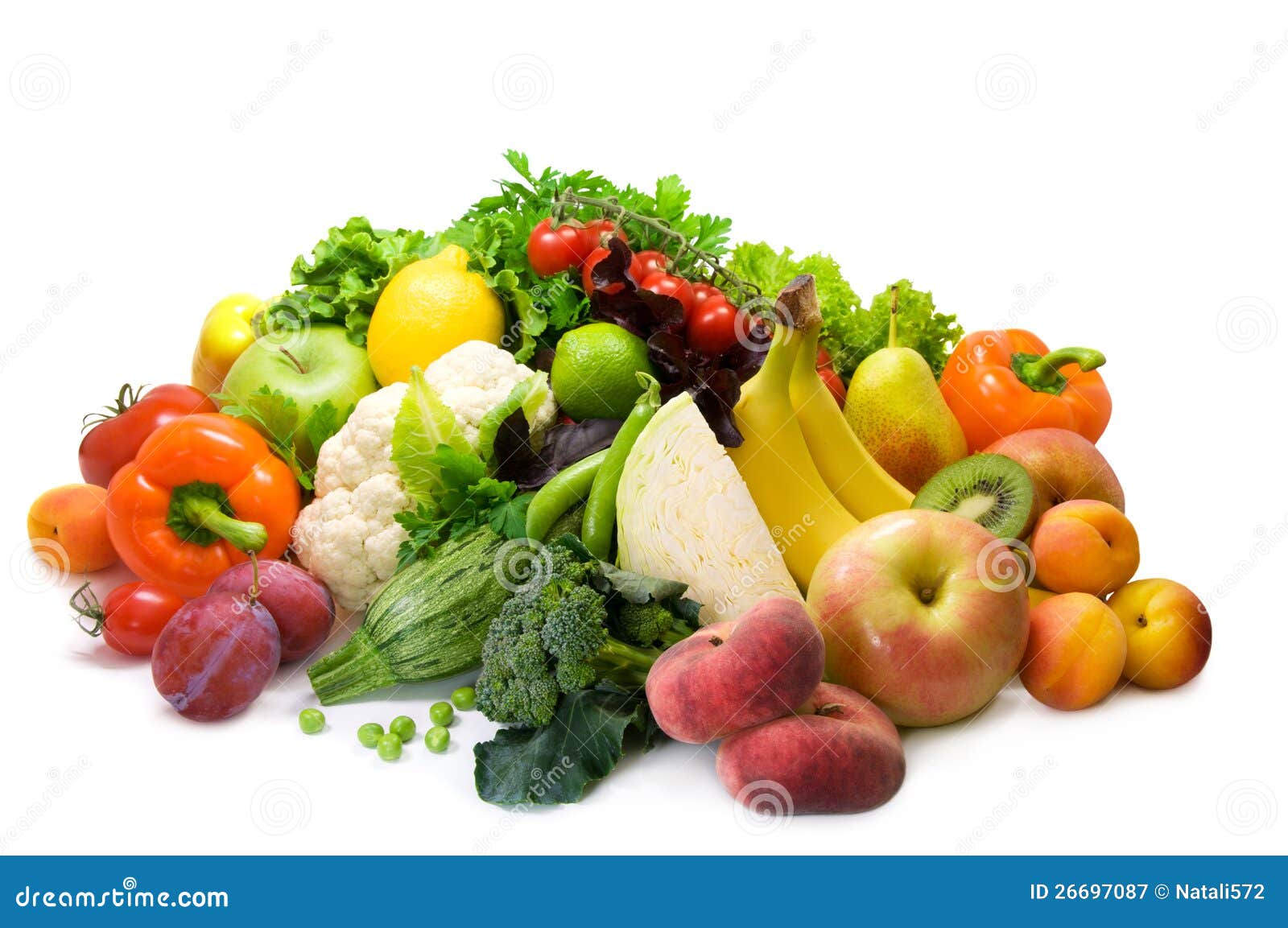 Vegetables, Fruit And Spicy Herbs Royalty Free Stock Photography