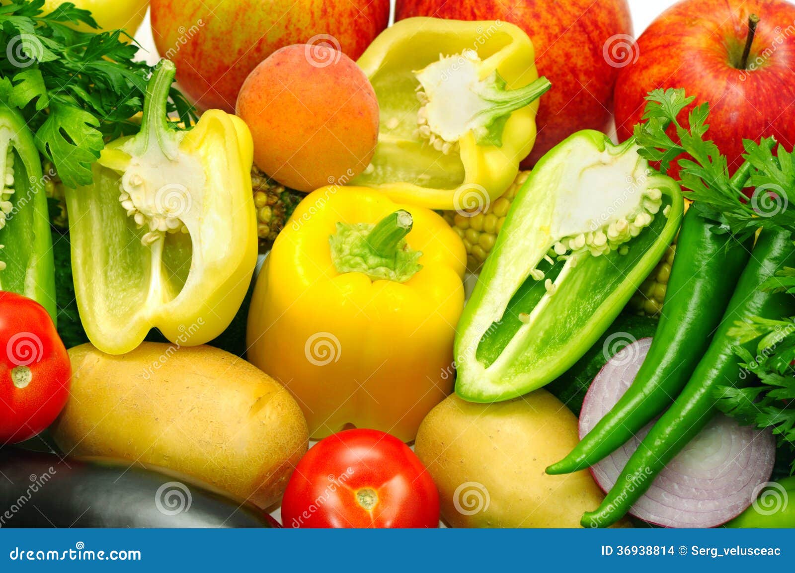 Vegetables and fruits stock photo. Image of freshness 36938814