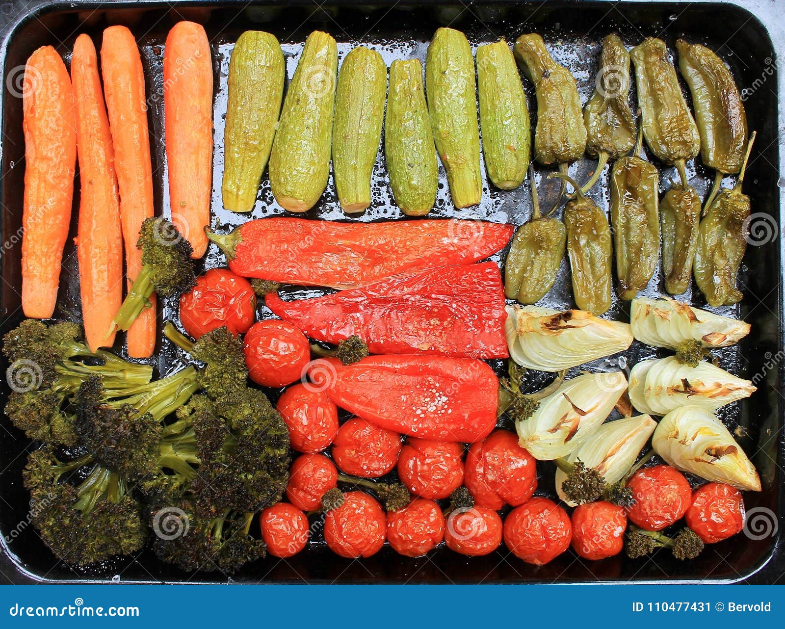Vegetables for Grilling on a Tray Stock Image Image of black, health