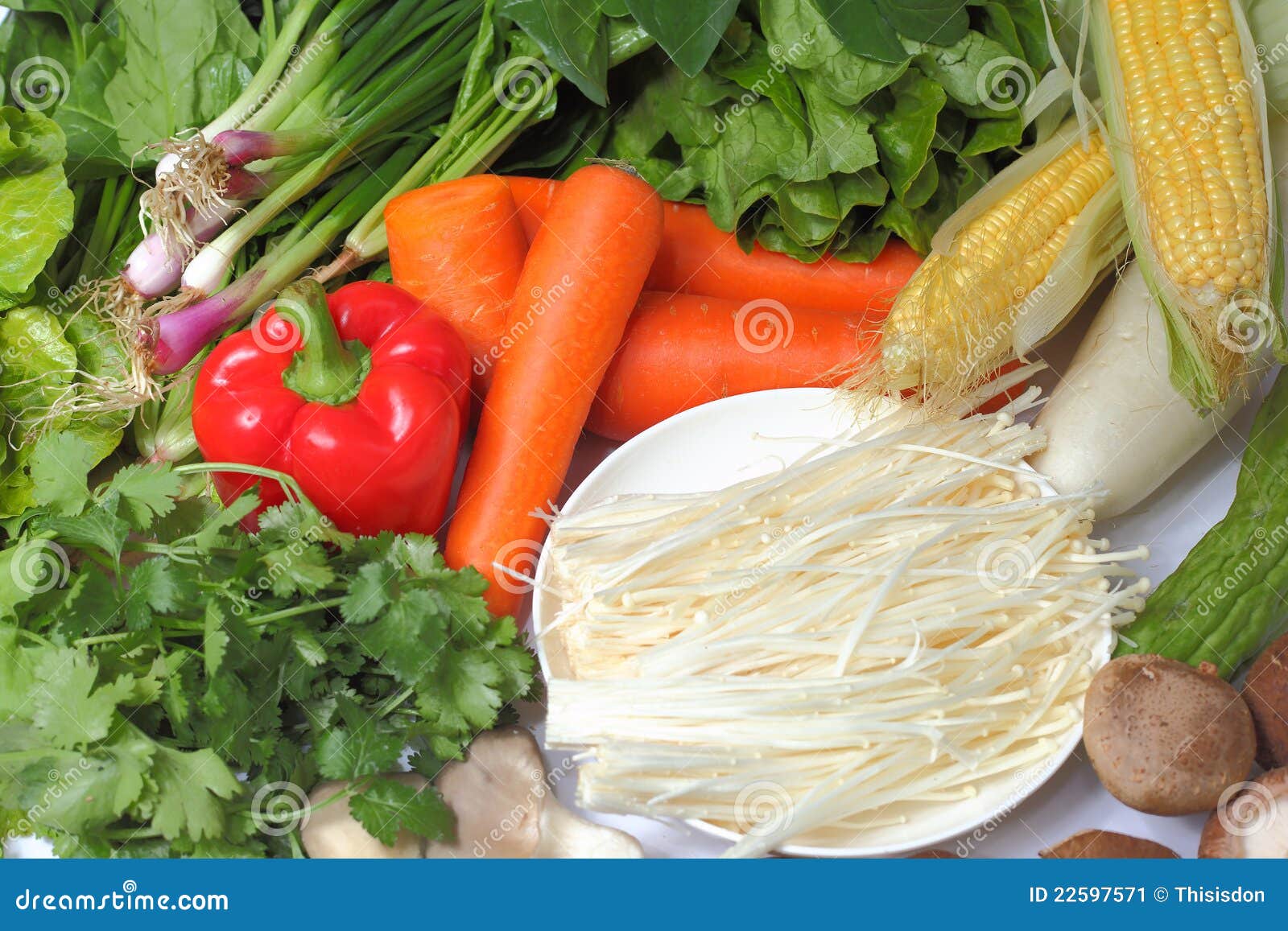 Vegetables Hot Pot Ingredients Stock Image Image of lettuce, bell