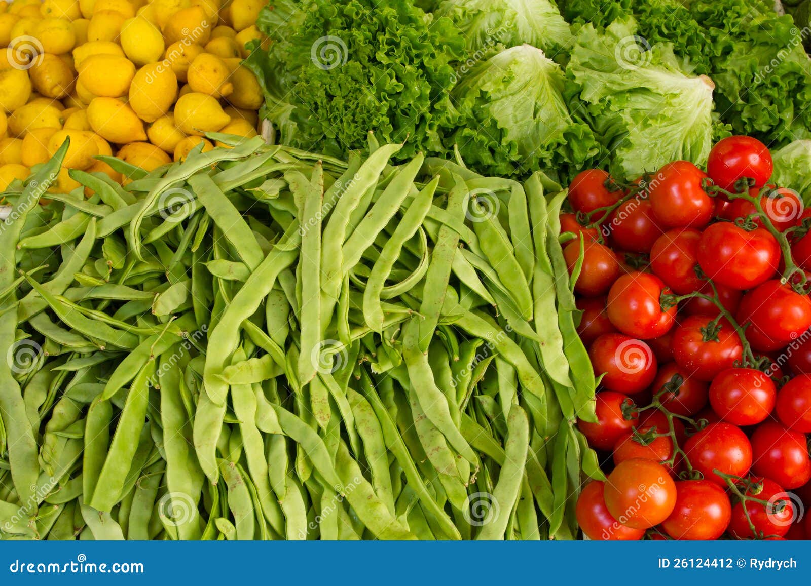 Vegetables and lemons stock photo. Image of healthy, lettuce 26124412