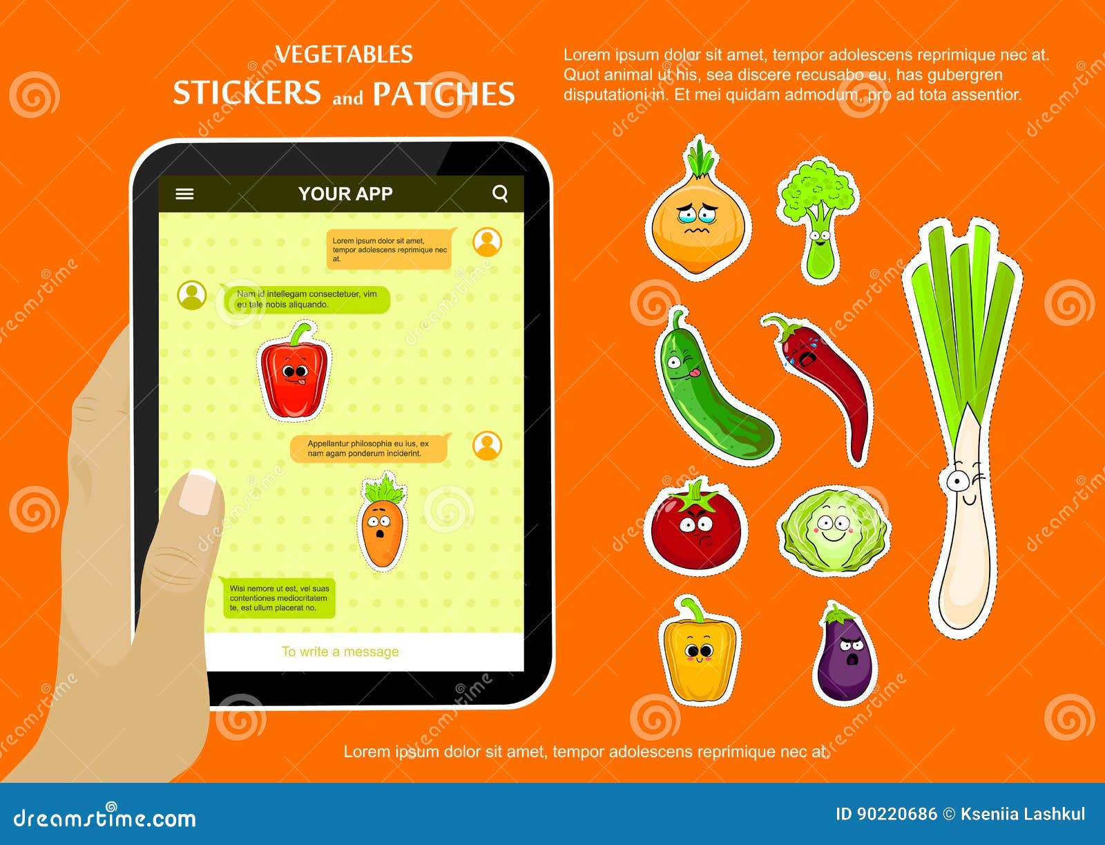 Vegetables Love Stickers on Chat Application. Stock Vector - Illustration of icon, broccoli: 90220686 Vegetables Love Stickers on Chat Application. Stock Vector - Illustration of icon, broccoli: 90220686