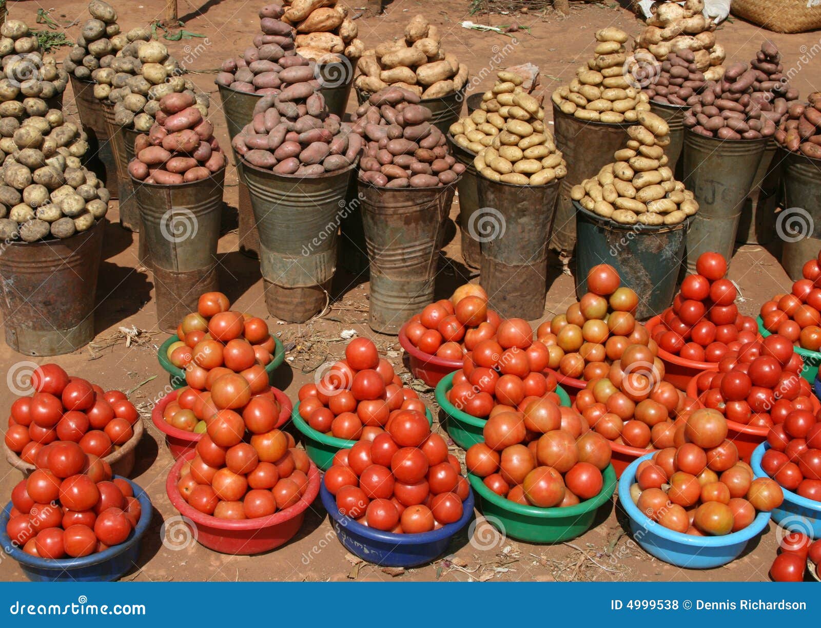 Vegetables in a Market, Malawi, Africa Stock Photo Image of africa