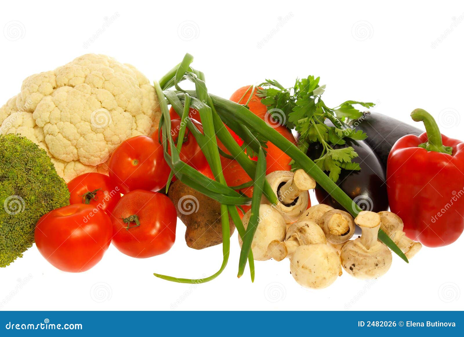 Vegetables and mushrooms stock photo. Image of health 2482026