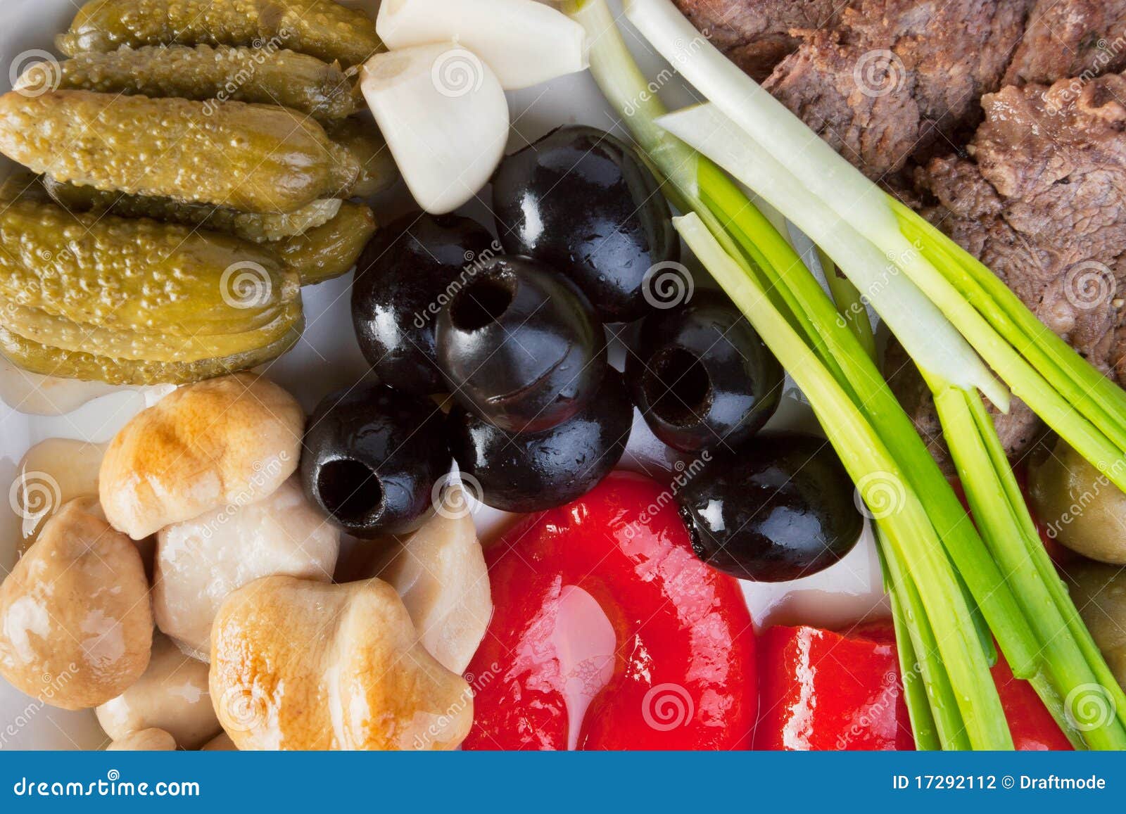Vegetables and olive stock photo. Image of arrangement 17292112