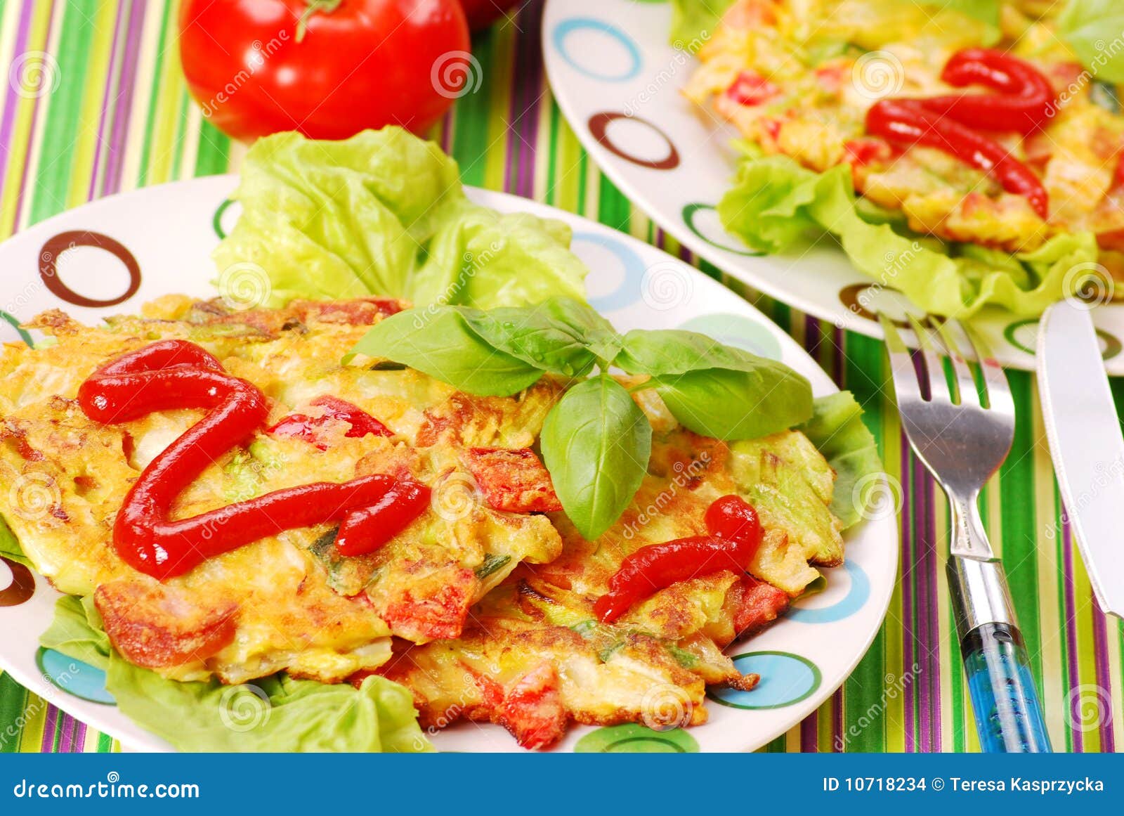 Vegetables Pancakes with Cabbage Stock Photo Image of paprika