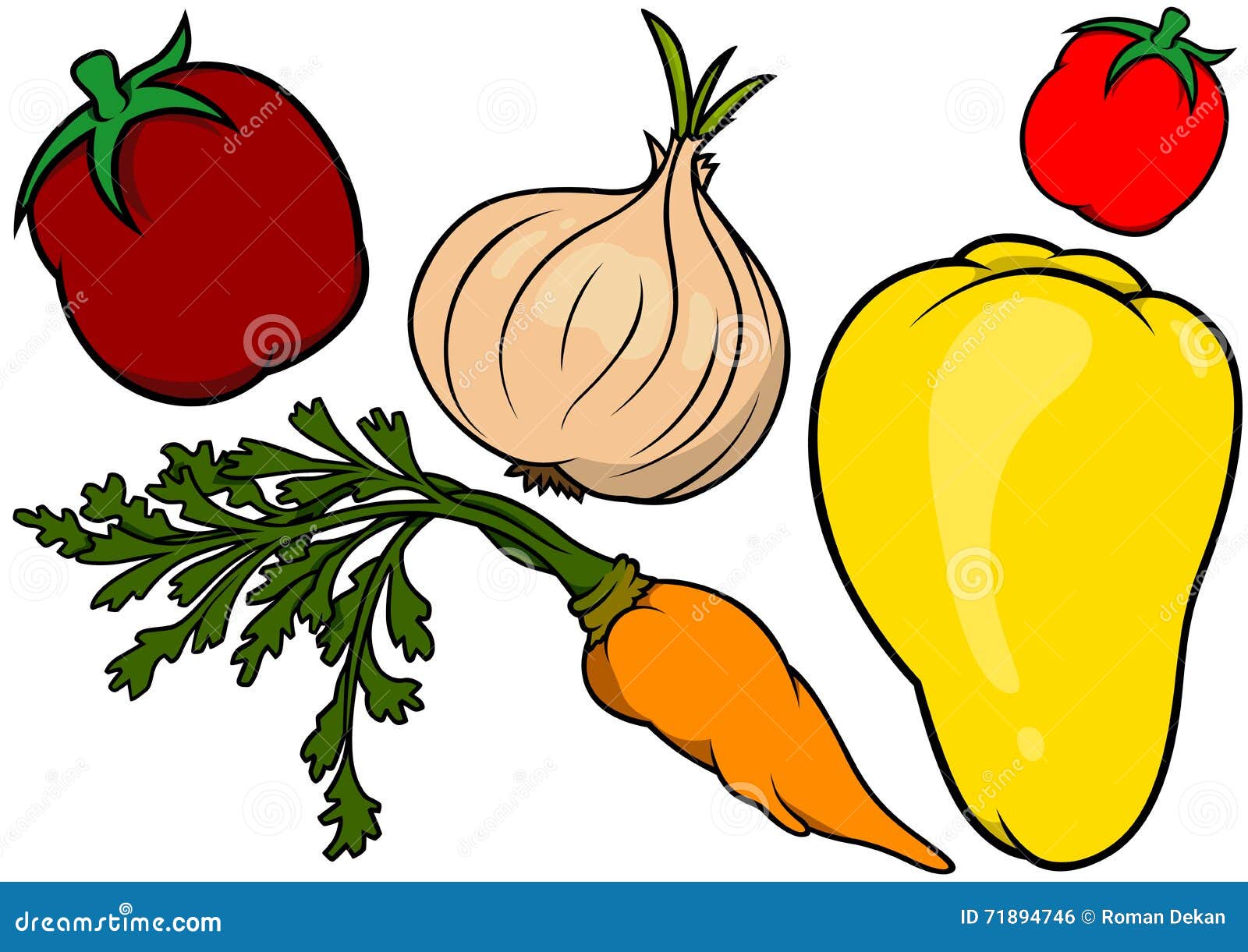 Vegetables Set stock vector. Illustration of icon, collection - 71894746