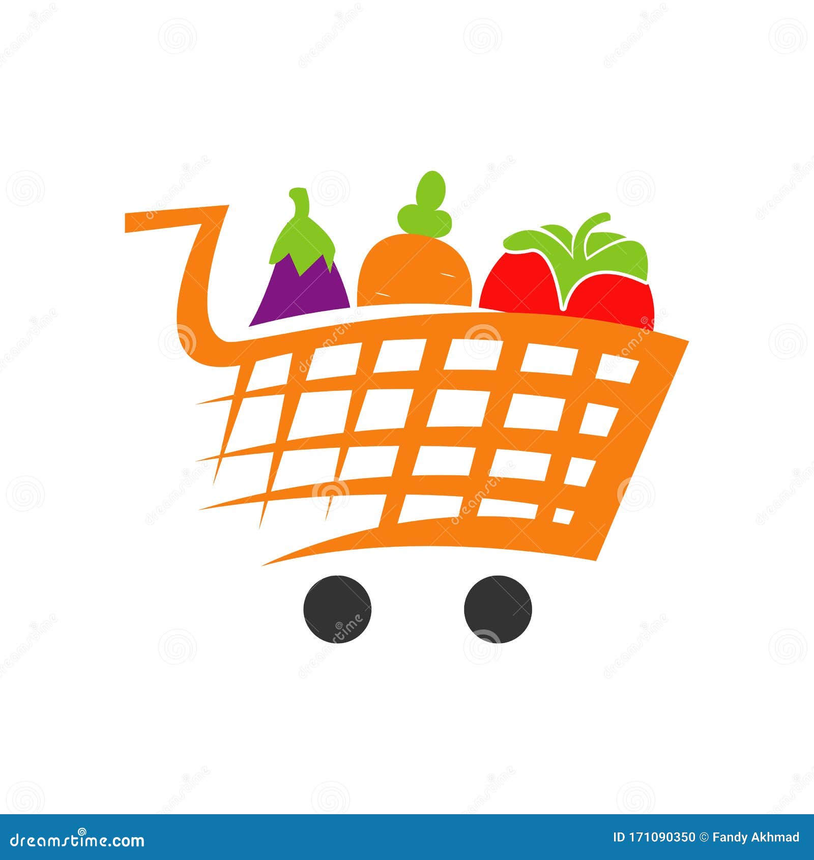 supermarket logo vector