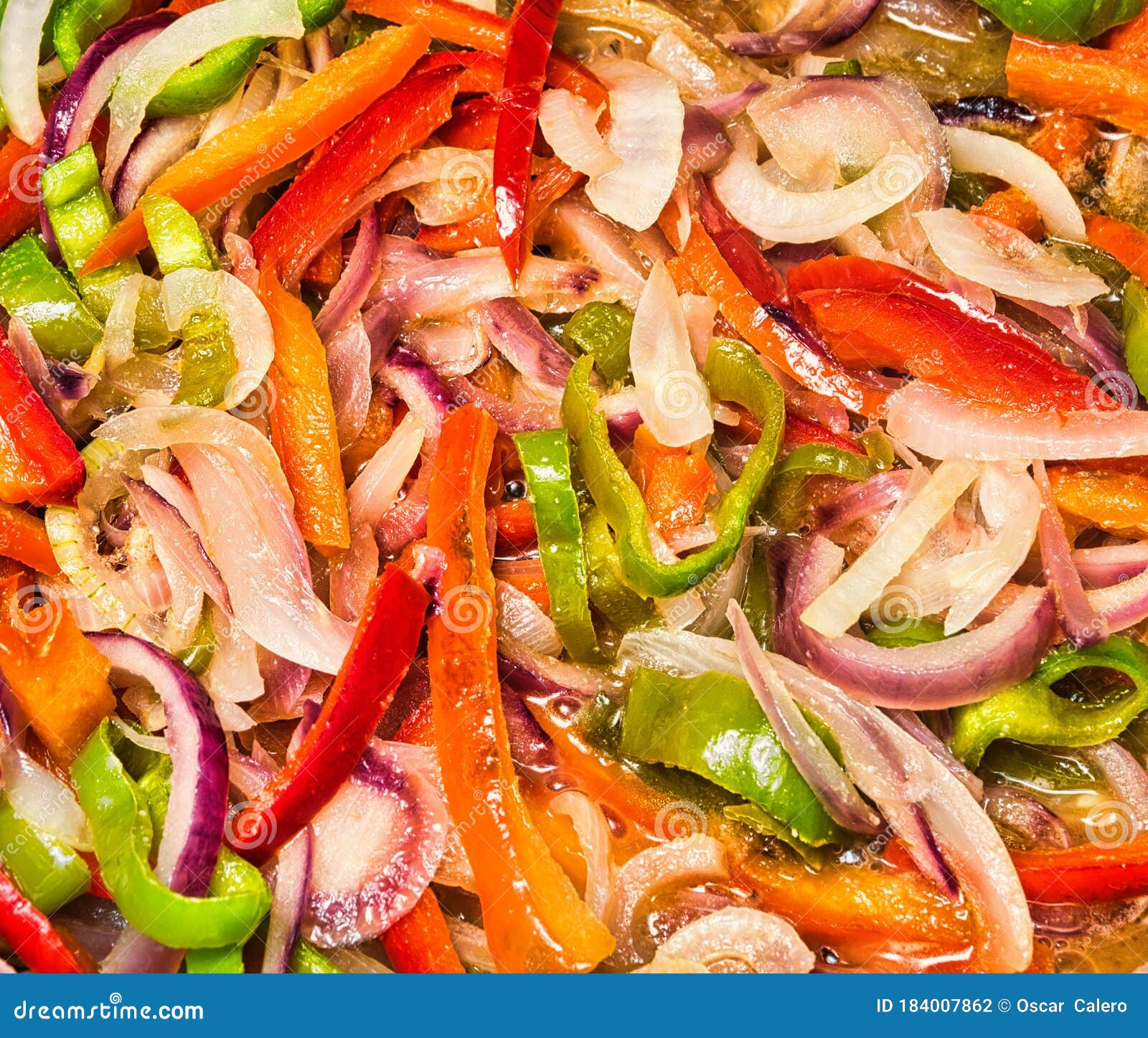 Vegetables spanish sofrito stock photo. Image of pepper 184007862