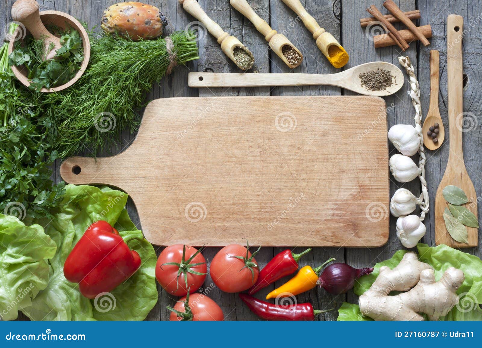 Vegetables And Spices Background Border Stock Image Image of diet